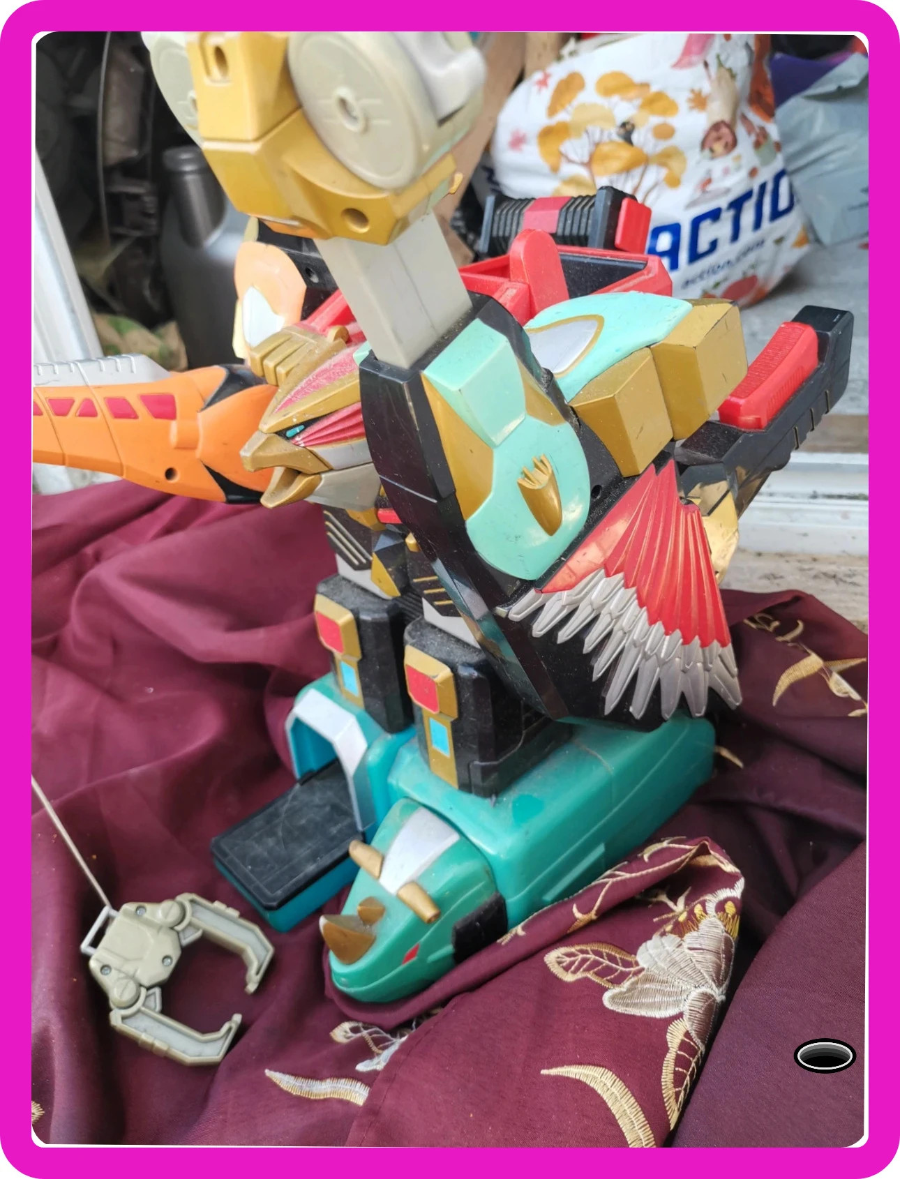 Bandai Power Rangers Wild Force Deluxe Isis Command Megazord 2002 – Bandai – taille Taille unique 4