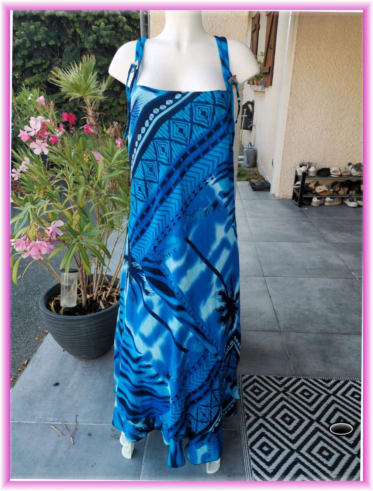 Superbe robe longue grande taille alexas taille xxxl