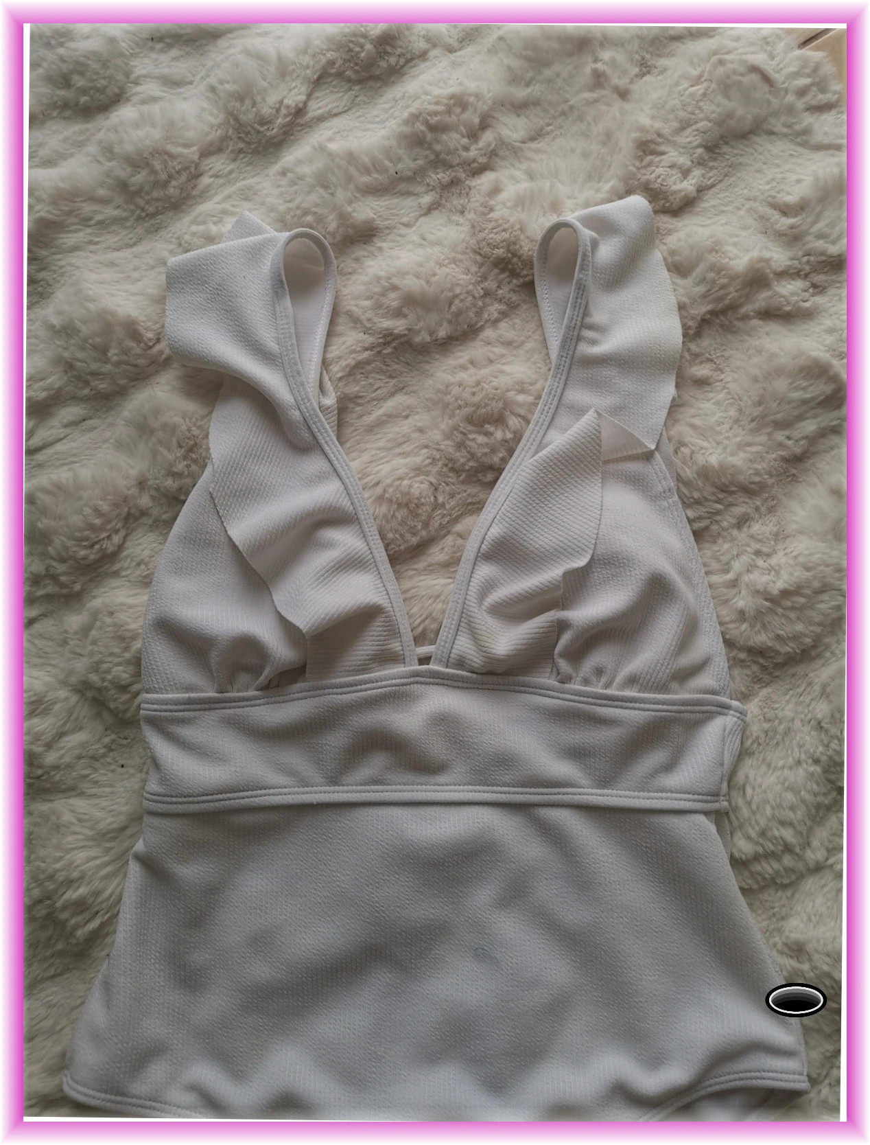 Maillot de bain taille M blanc 1 pièce – BLANC – taille M / 38 / 10 5
