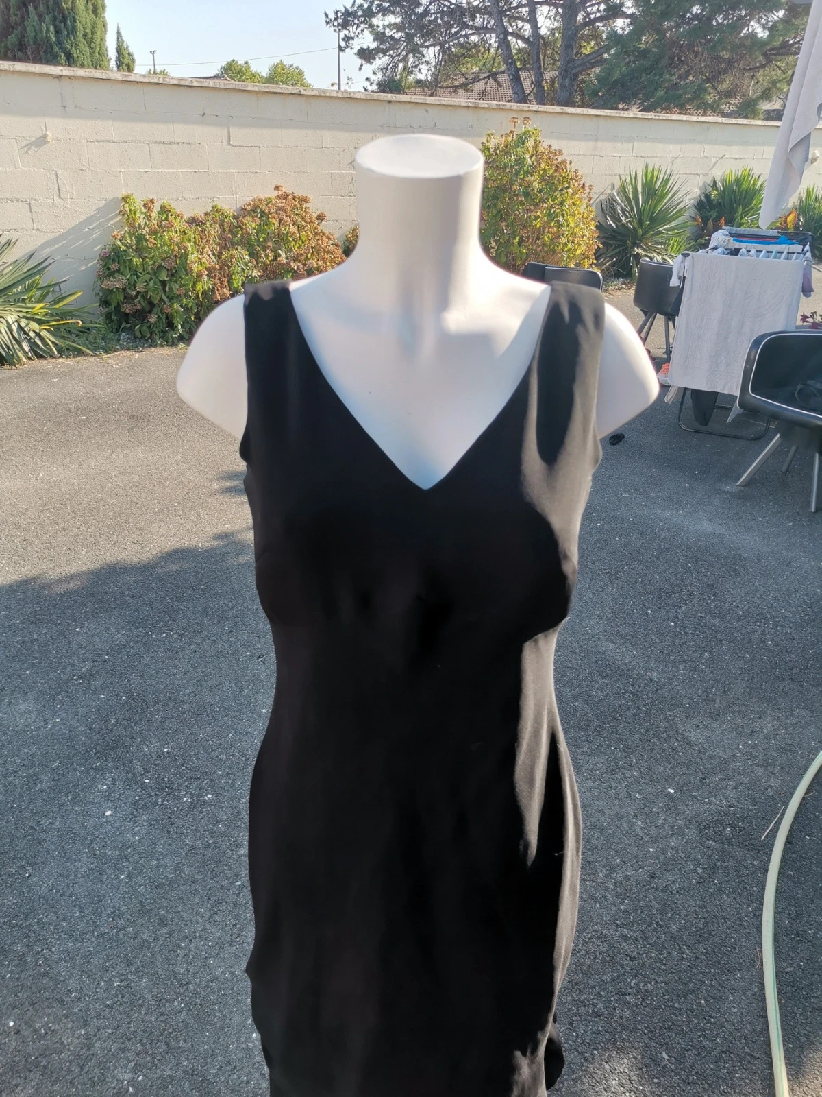 Très belle robe noir camaïeu taille 40 longue – Camaïeu – taille L / 40 / 12 5