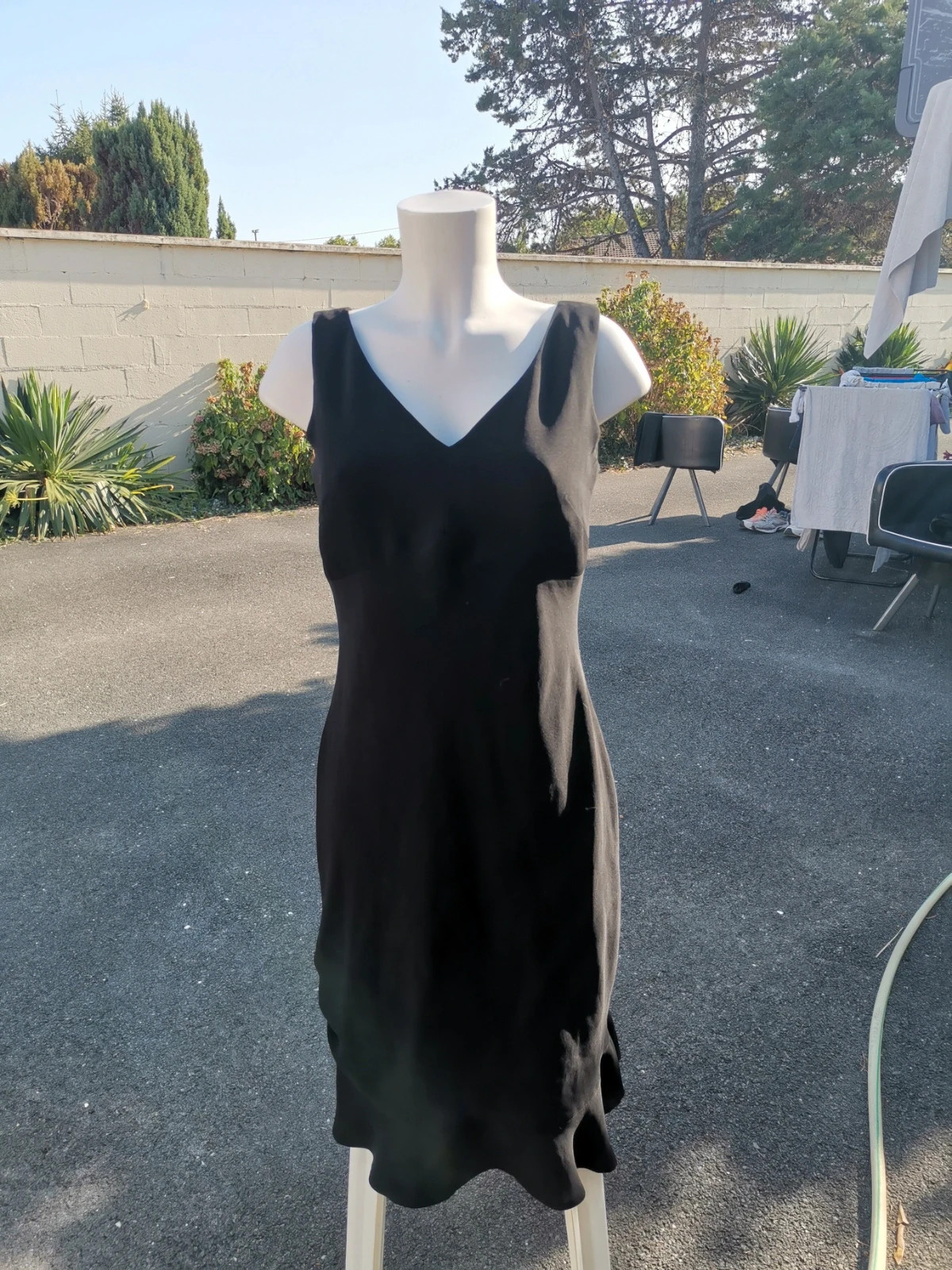 Très belle robe noir camaïeu taille 40 longue – Camaïeu – taille L / 40 / 12 2