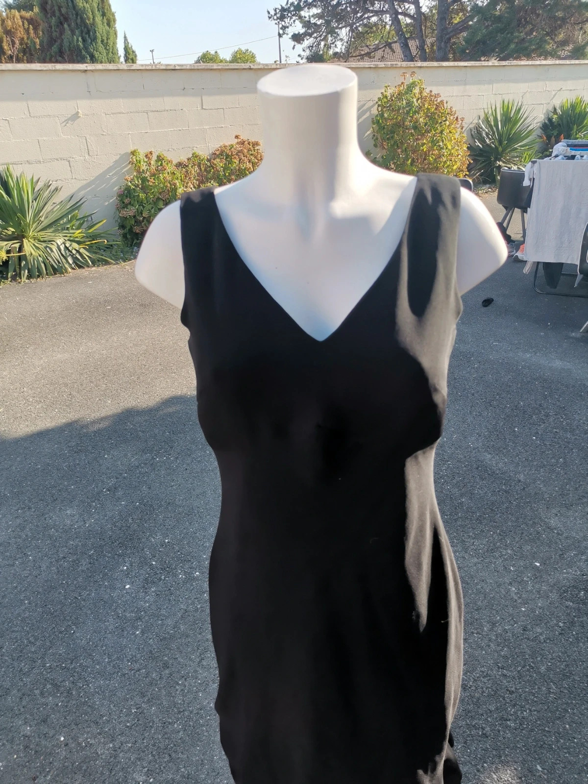 Très belle robe noir camaïeu taille 40 longue – Camaïeu – taille L / 40 / 12 4