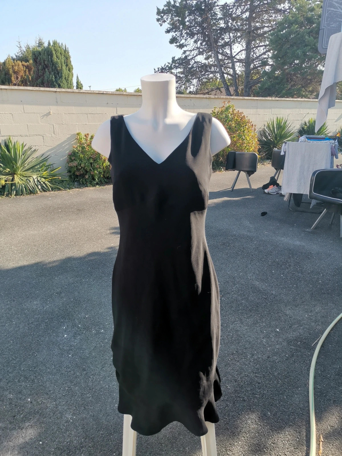 Très belle robe noir camaïeu taille 40 longue – Camaïeu – taille L / 40 / 12 3
