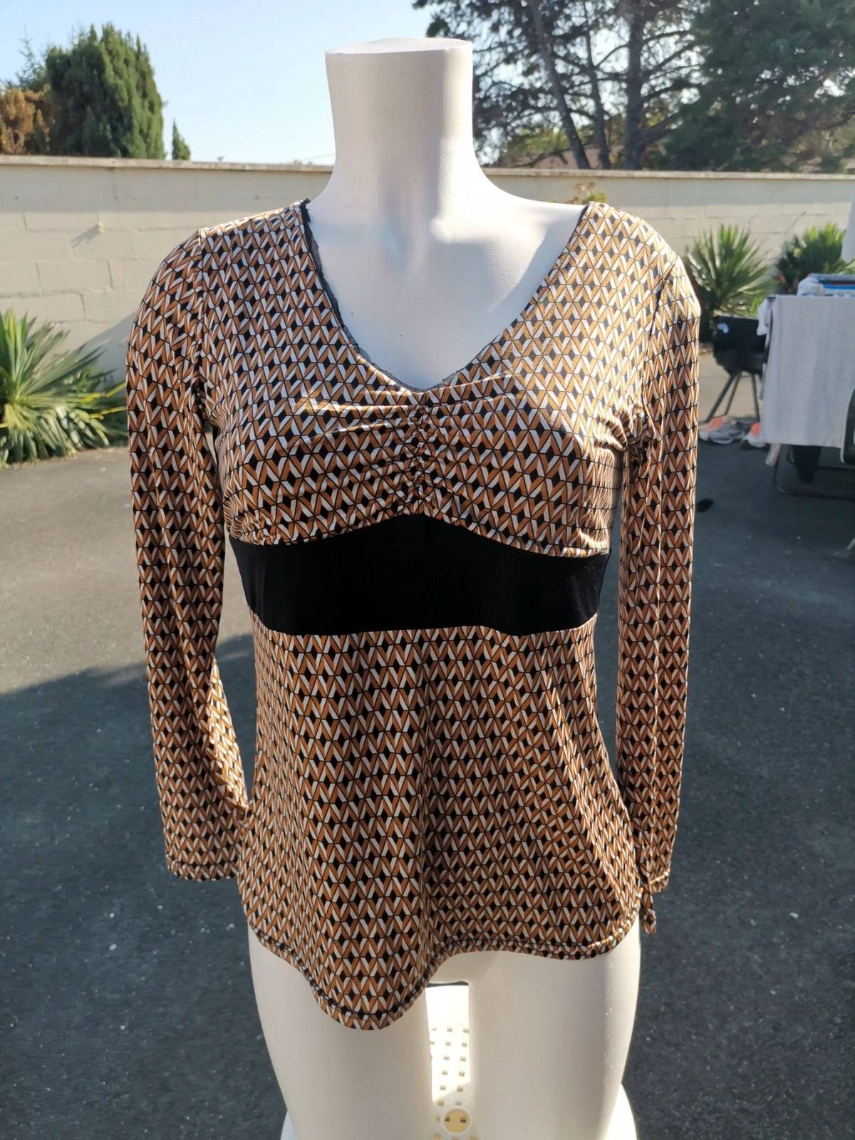 Très jolie haut taille s marron noir