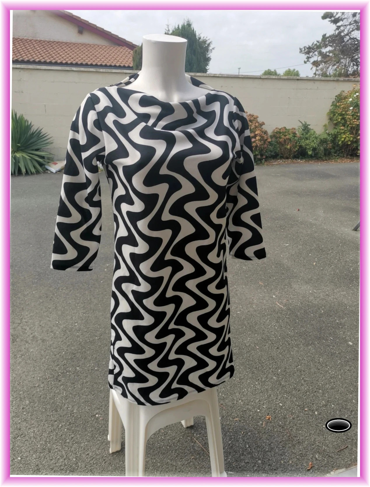 Très belle robe taille 38 psychédelique – indépendant – taille M / 38 / 10 4