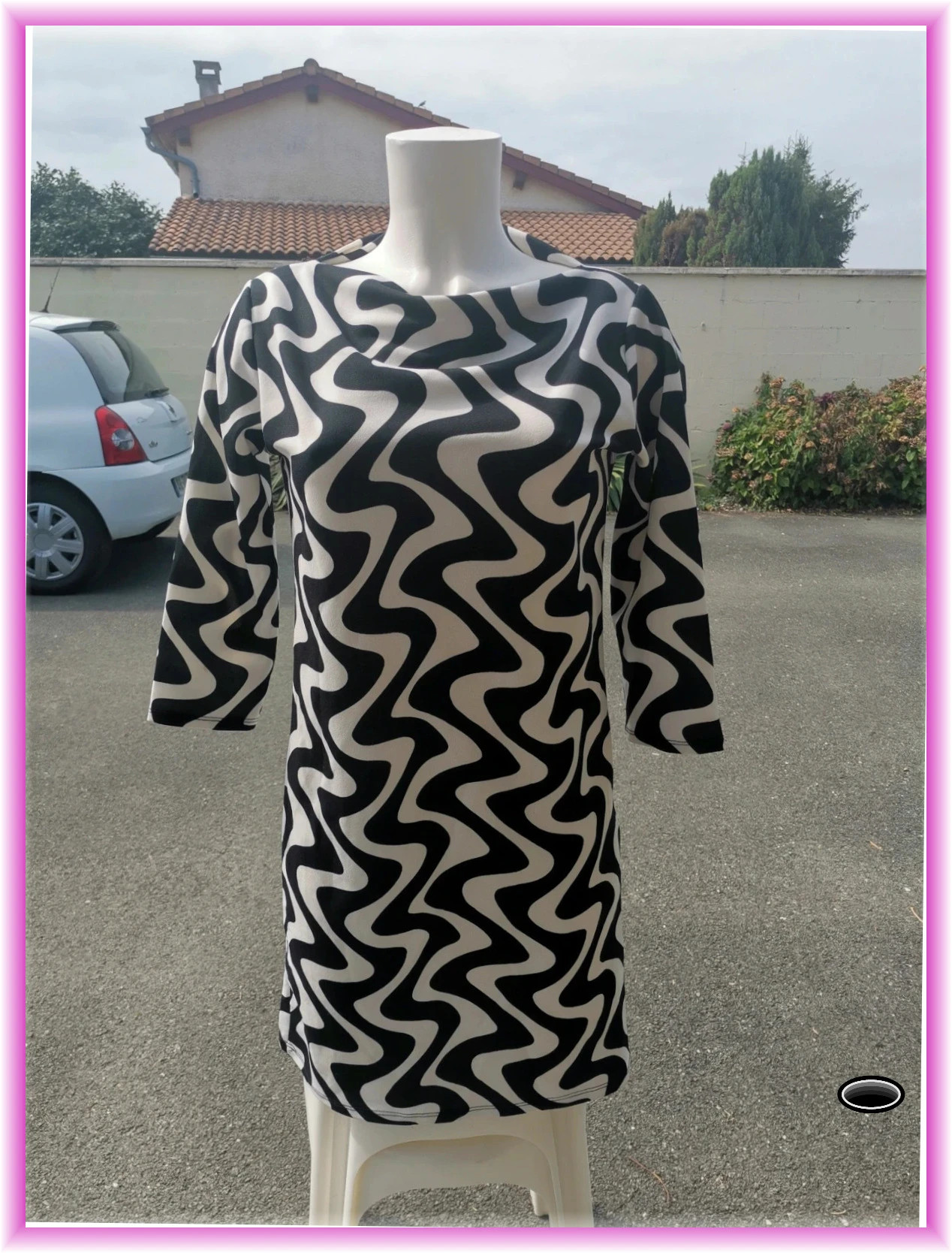 Très belle robe taille 38 psychédelique – indépendant – taille M / 38 / 10 3