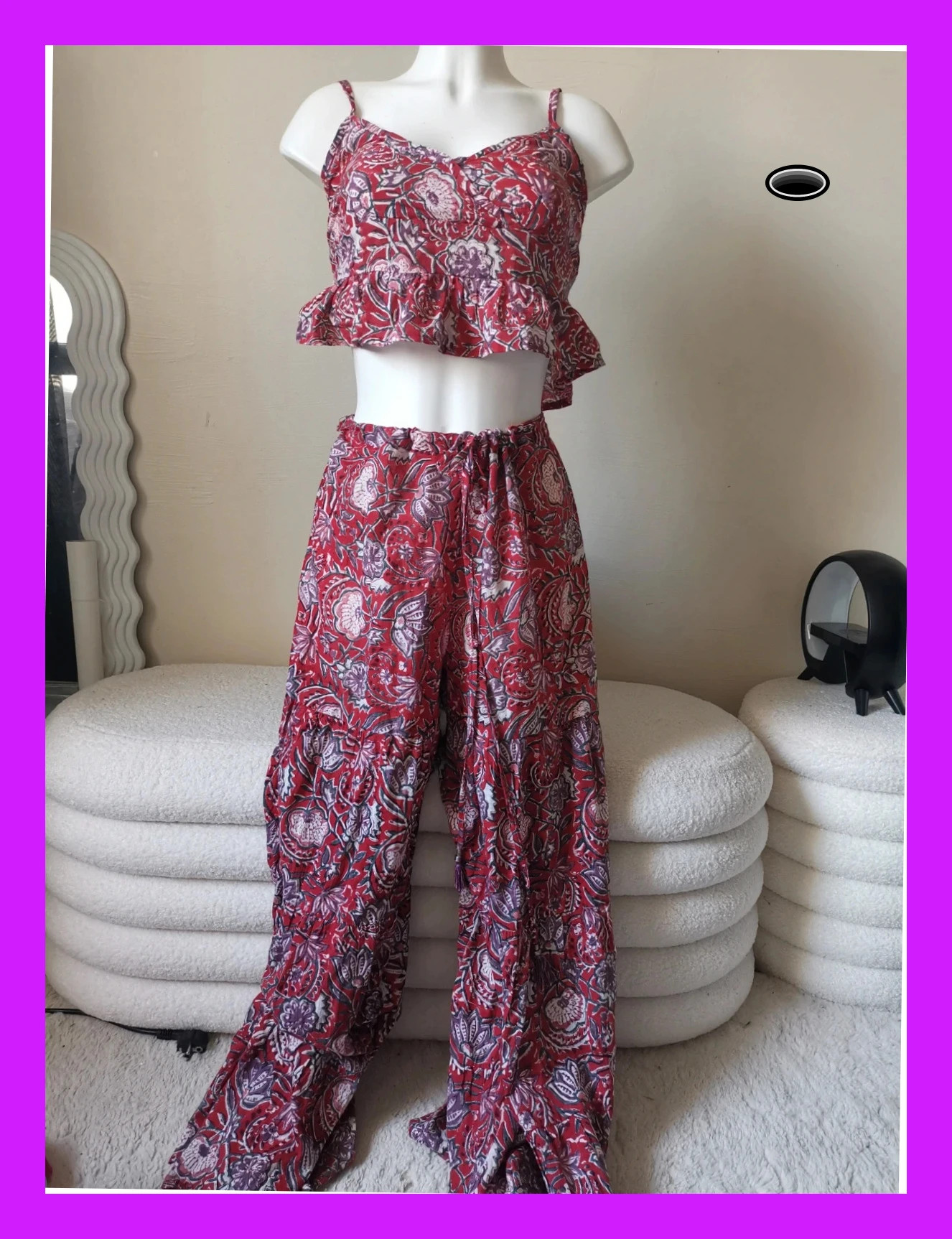 Superbe ensemble pantalon bohème chic galatea taille 38 – galatea – taille M / 38 / 10 2