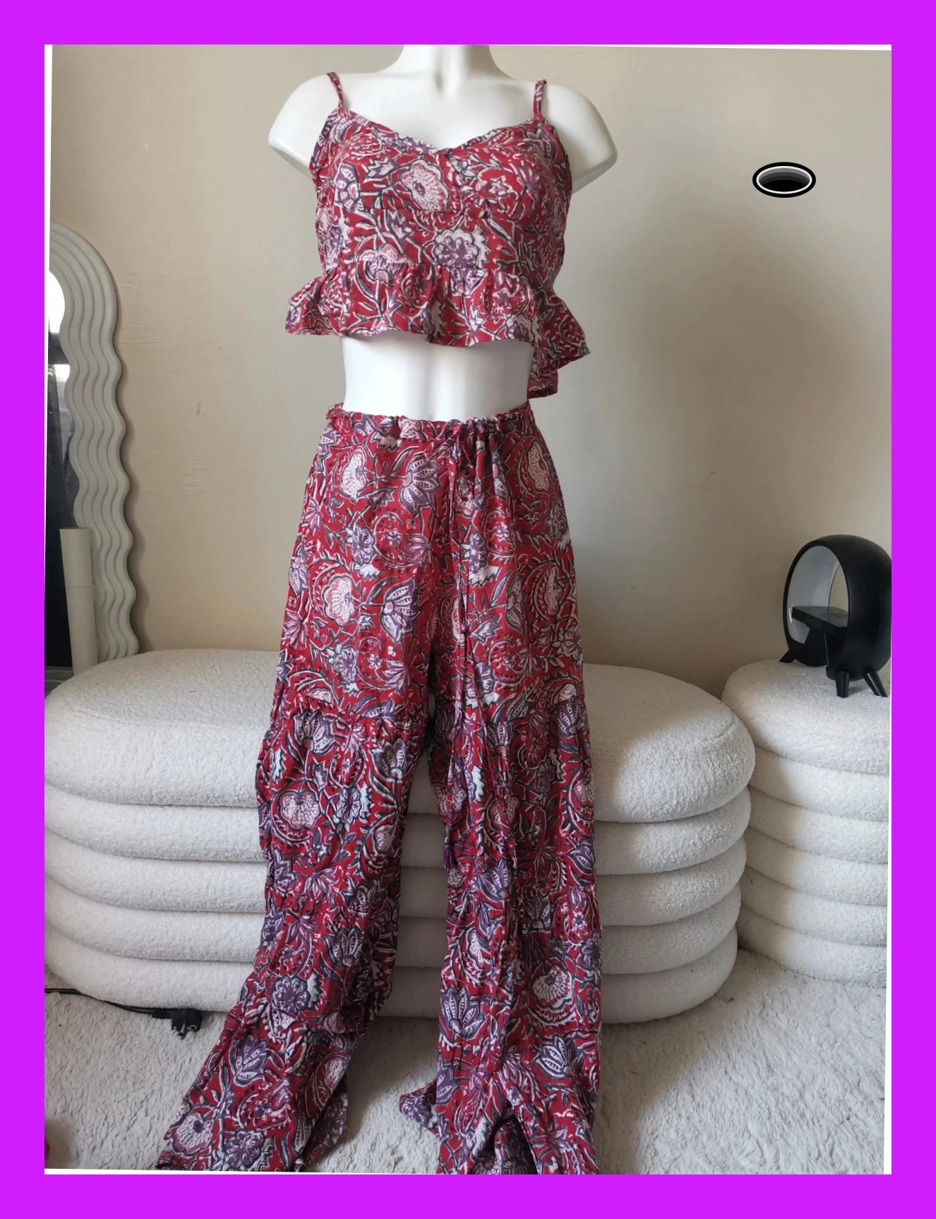 Superbe ensemble pantalon bohème chic galatea taille 38 – galatea – taille M / 38 / 10 3
