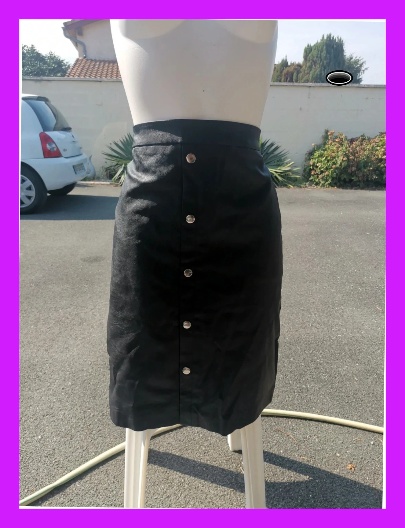 Très belle jupe simili cuir Damart taille 44 – Damart – taille XXL / 44 / 16 2