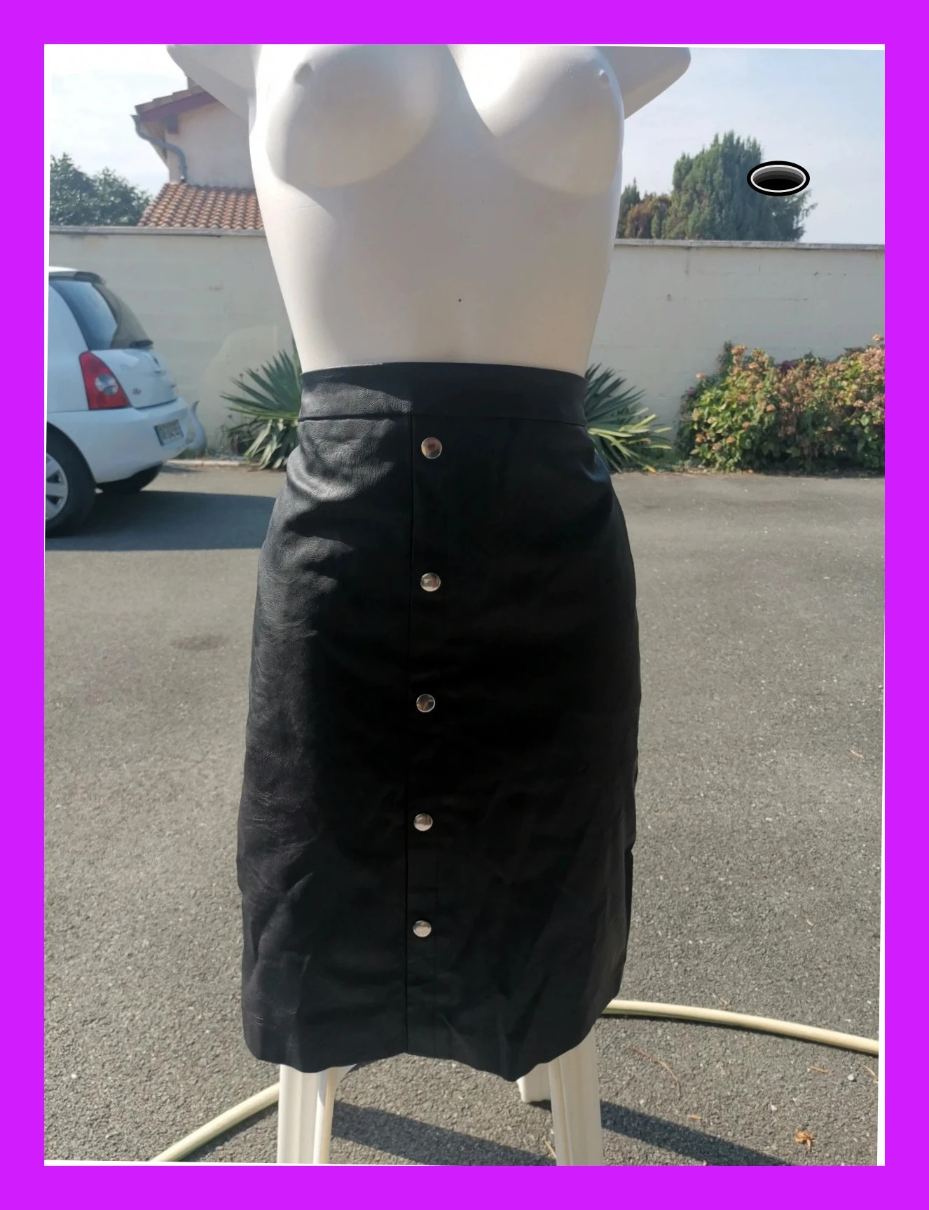 Très belle jupe simili cuir Damart taille 44 – Damart – taille XXL / 44 / 16 4