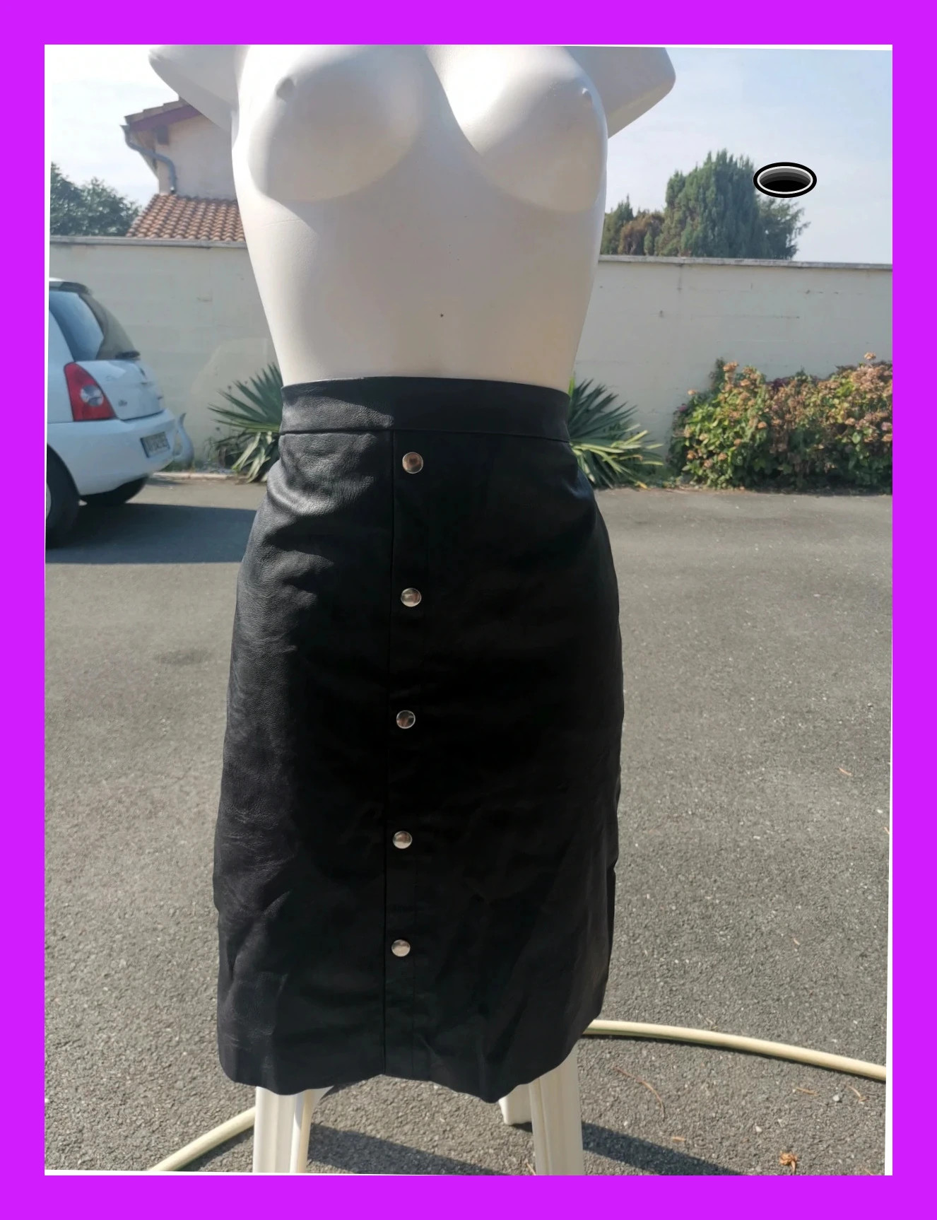 Très belle jupe simili cuir Damart taille 44 – Damart – taille XXL / 44 / 16 3