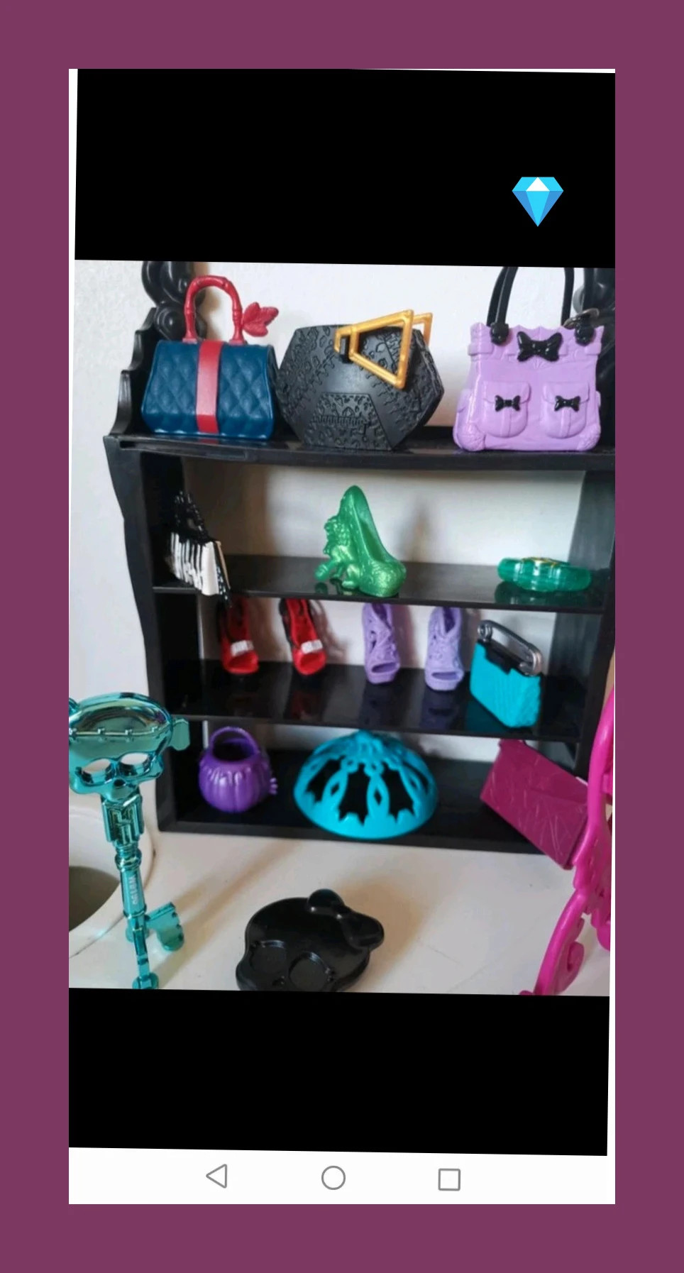 lot accessoires sac à main chaussures monster high etc – Monster – taille Taille unique 3