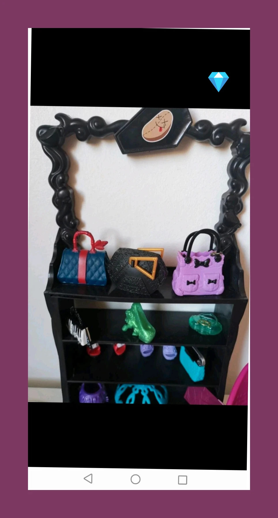 lot accessoires sac à main chaussures monster high etc – Monster – taille Taille unique 4