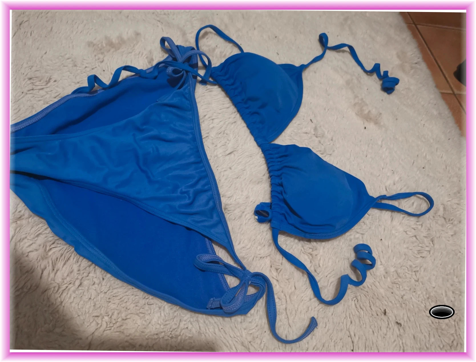 Maillot de bain taille 40 bleu 2 pièces – Tribord – taille L / 40 / 12 3