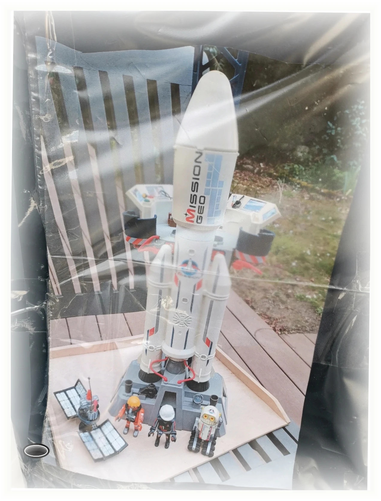 Fusée Playmobil City 6195 mission geo vintage