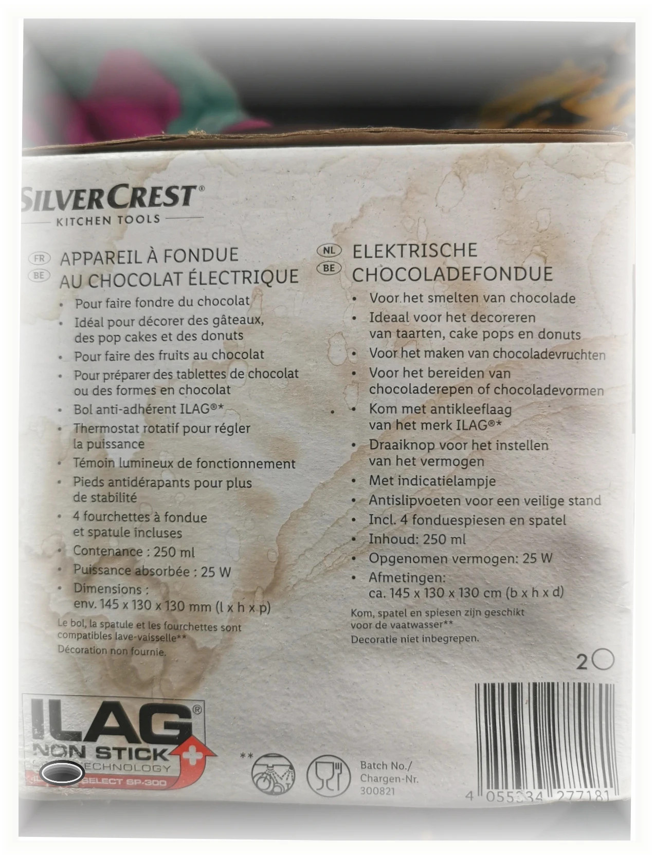 Appareil à fondu au chocolat électrique jamais ouvert juste le carton est abîmé – Silvercrest 3