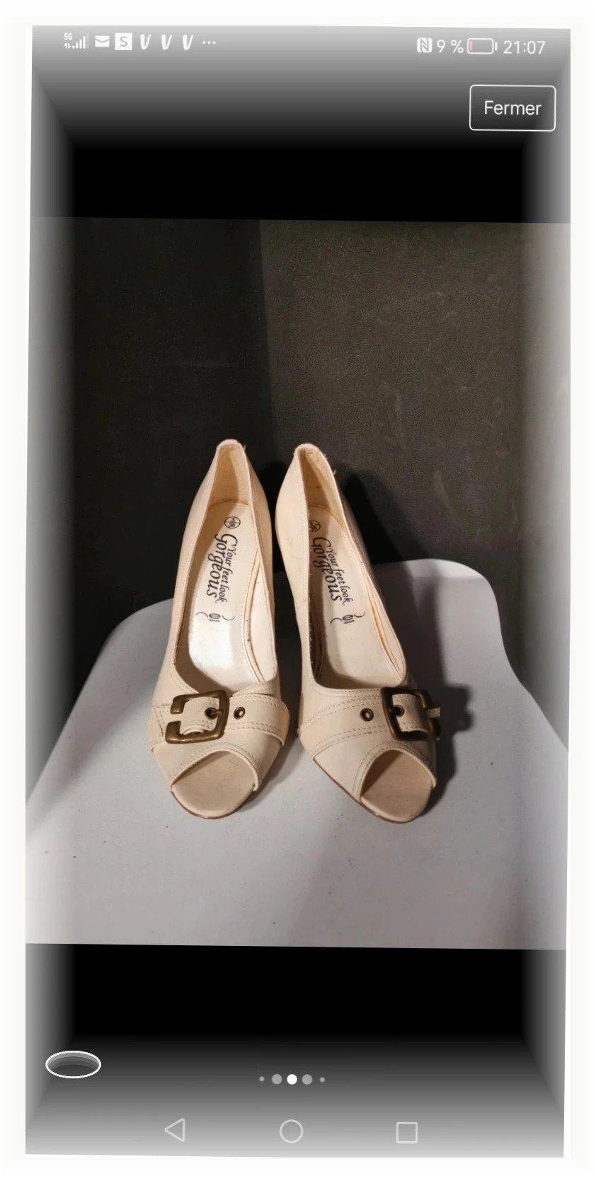 très belle chaussure gorgeous taille 36 beige – Gorgeous – taille 36 3