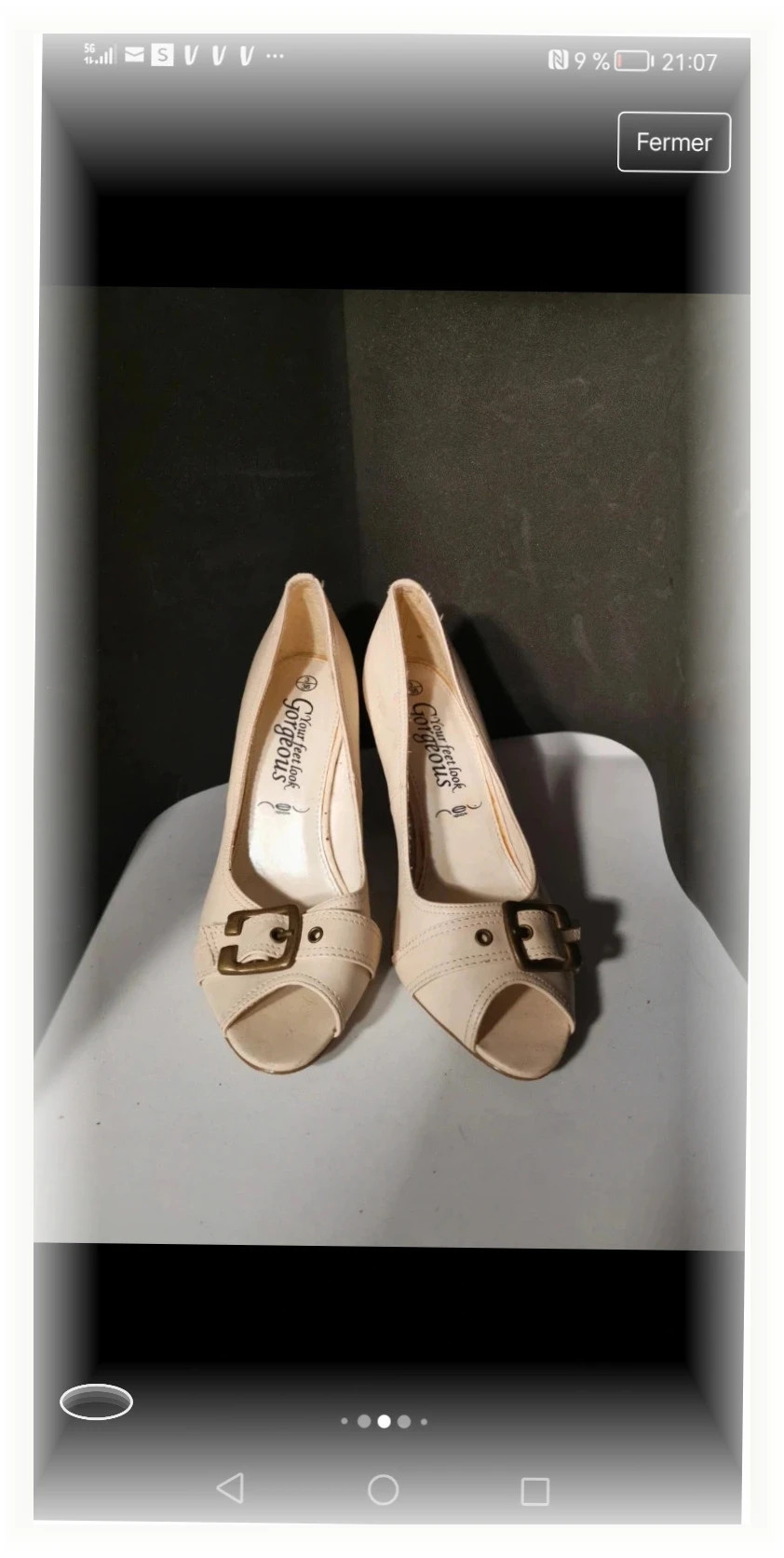 très belle chaussure gorgeous taille 36 beige – Gorgeous – taille 36 4