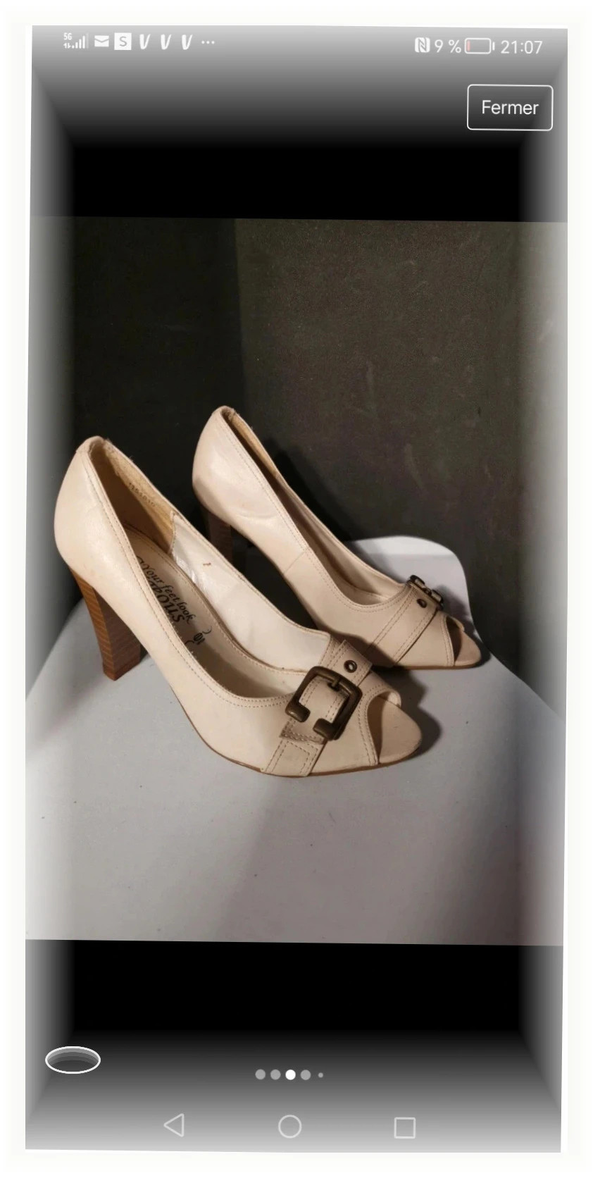 très belle chaussure gorgeous taille 36 beige – Gorgeous – taille 36 5