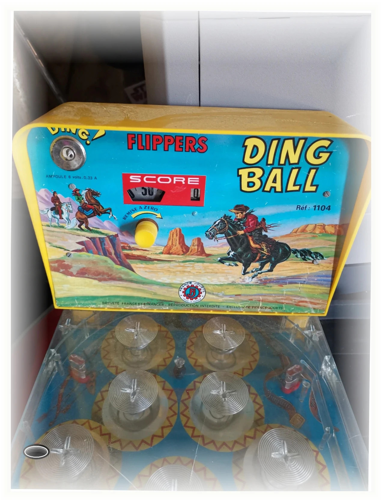 Flipper Ding Ball Réf 1104 France Jouets vintage – Vintage – taille Taille unique 5