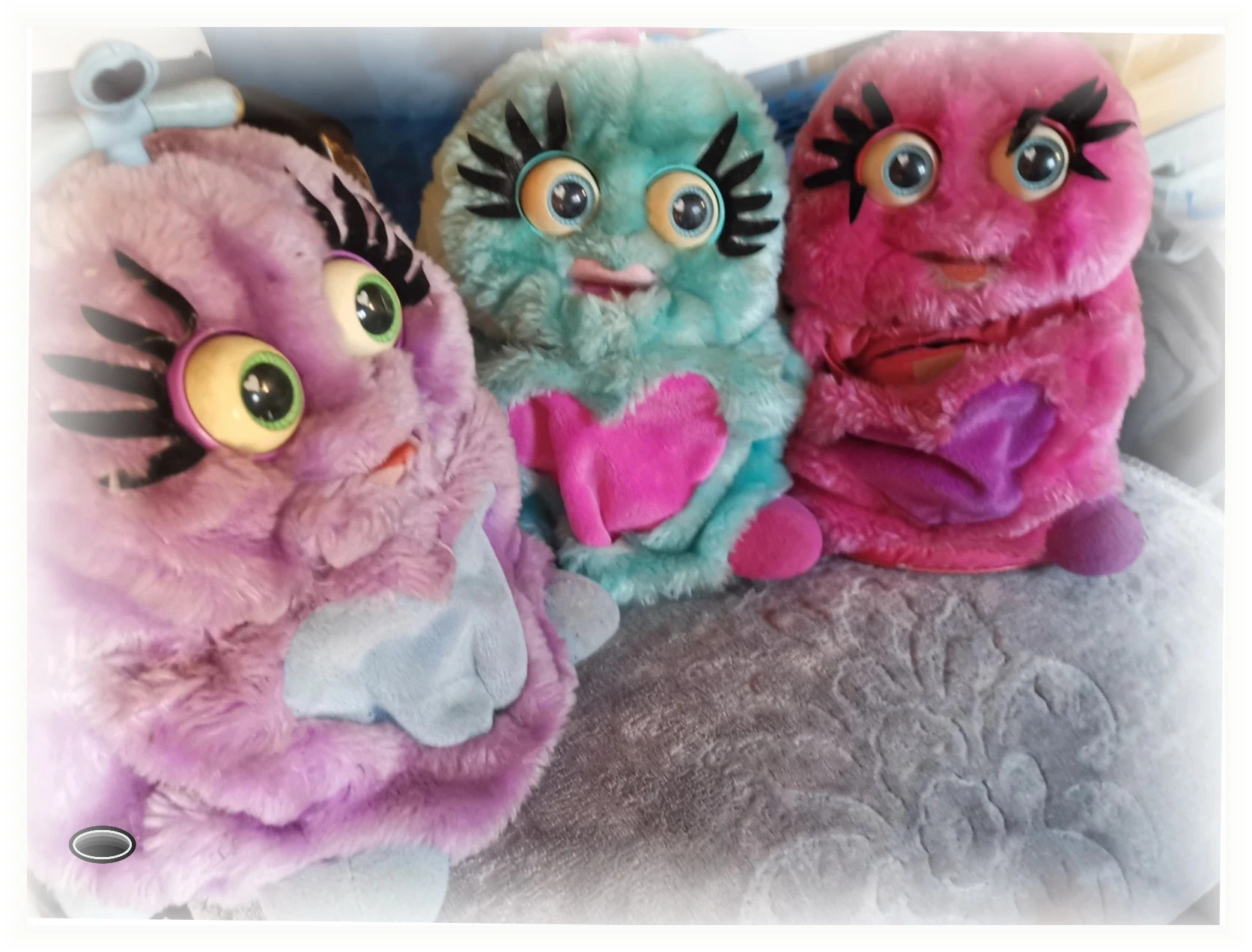 Lot de 3 grand furby wuvluv marque to my vintage à nettoyer – Furby – taille Taille unique 3