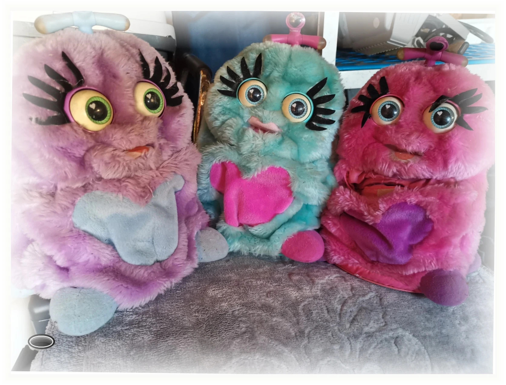 Lot de 3 grand furby wuvluv marque to my vintage à nettoyer – Furby – taille Taille unique 2