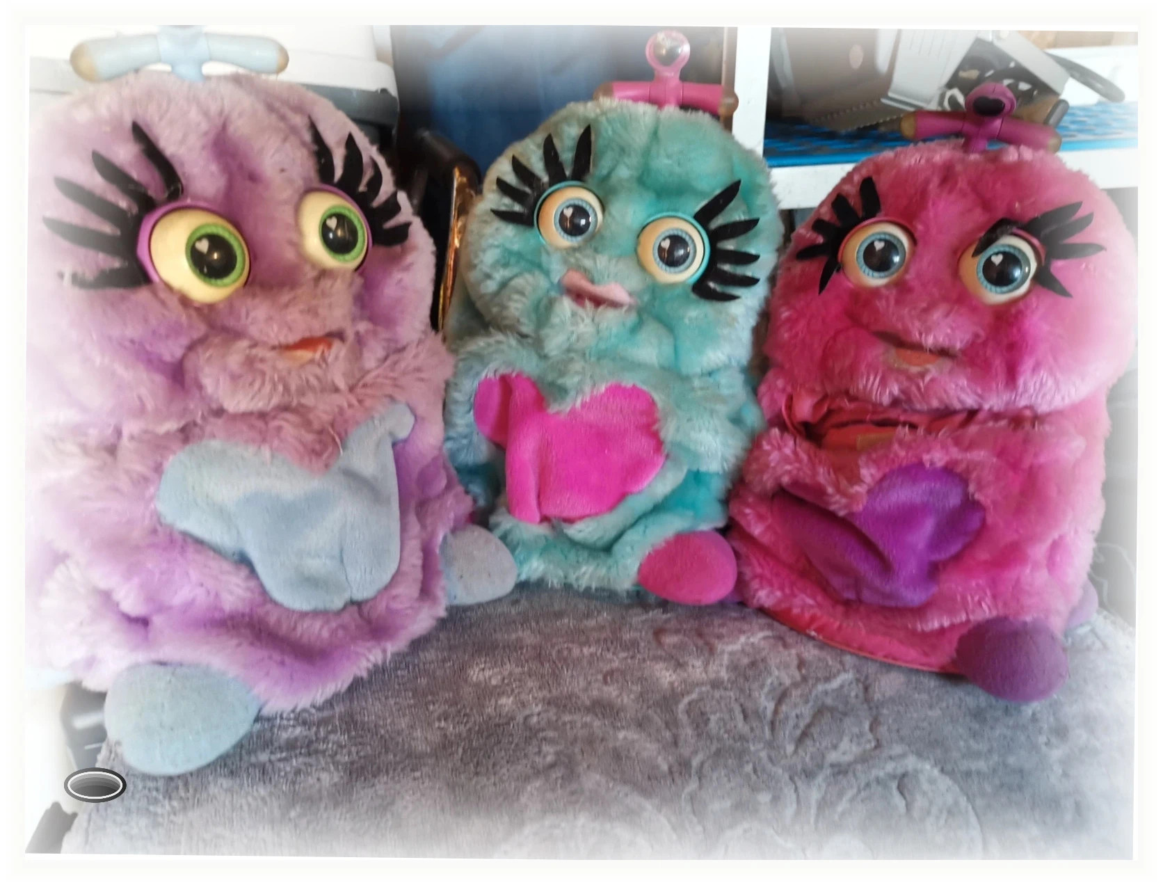 Lot de 3 grand furby wuvluv marque to my vintage à nettoyer