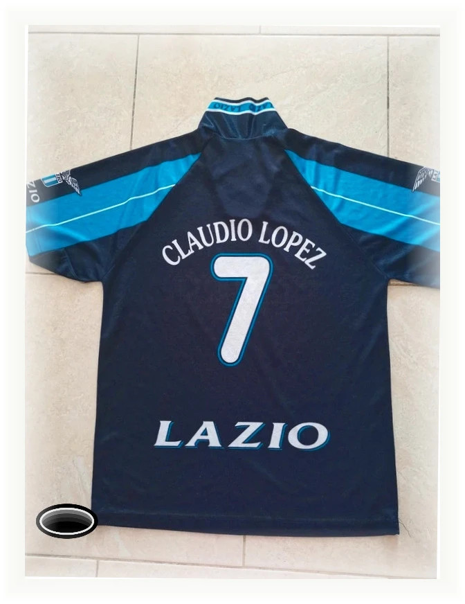 Maillot de foot Claudio Lopez Lazio – Lazio – taille M 4