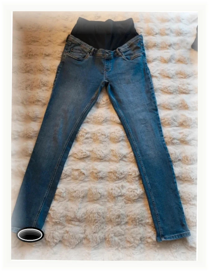 Jean de grossesse maternité Couleur bleu taille 38 marque premaman