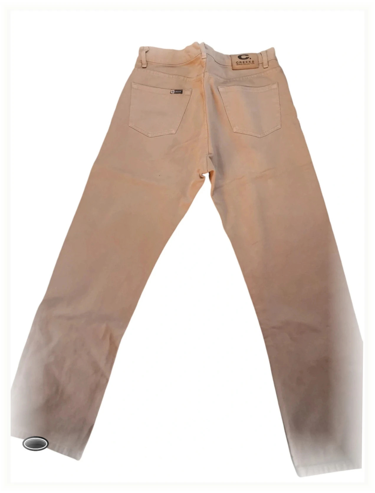 Jean creeks blade W34 beige vintage 100%coton – Creeks – taille XXL 5