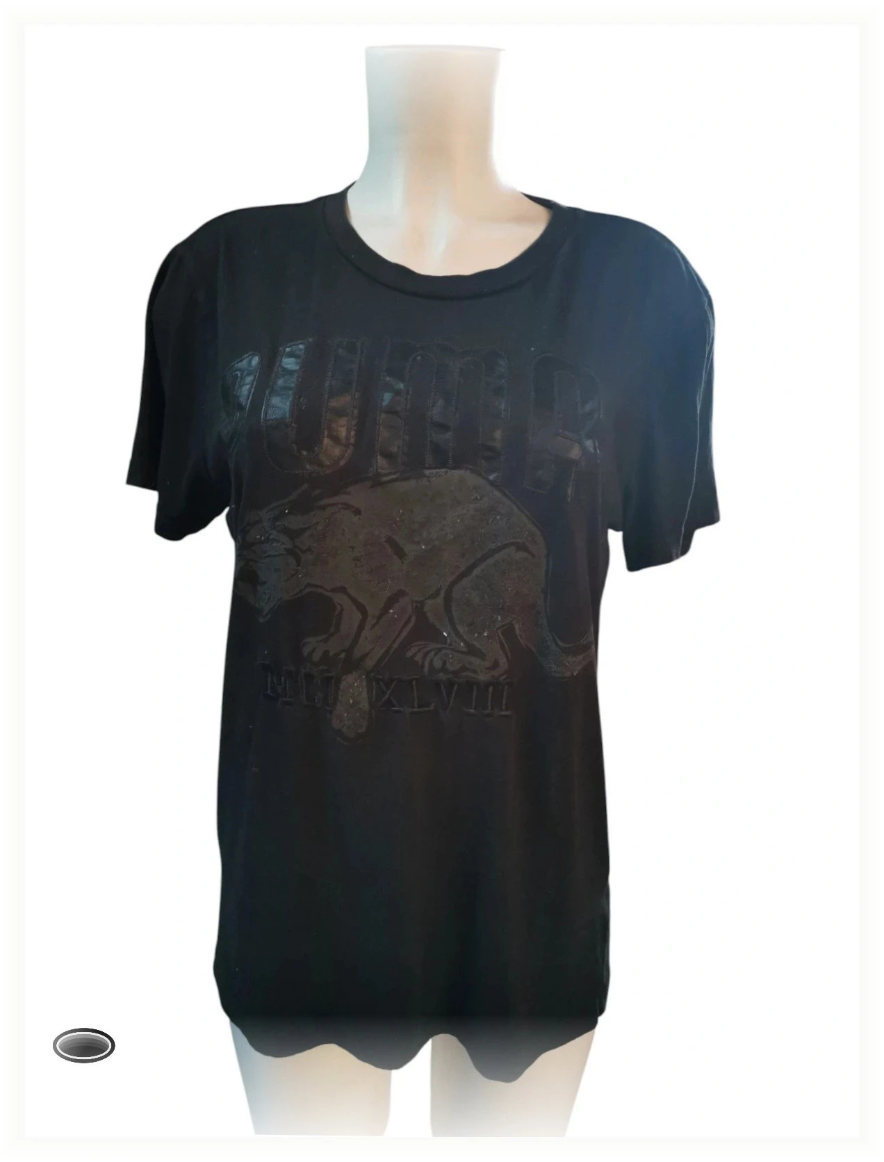 tee shirt puma taille M noir
