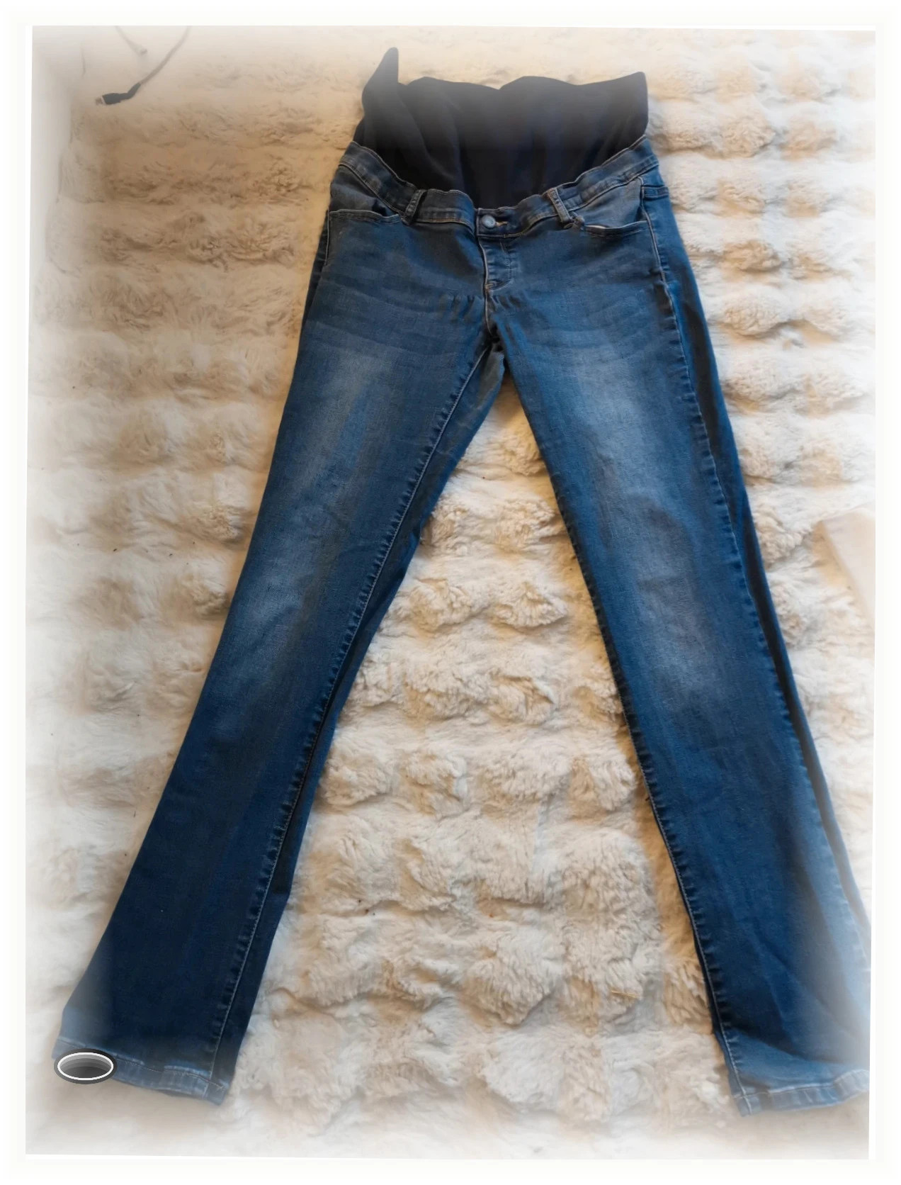 Jean de grossesse maternité Couleur bleu taille 44 – maternité – taille XXL / 44 / 16 2