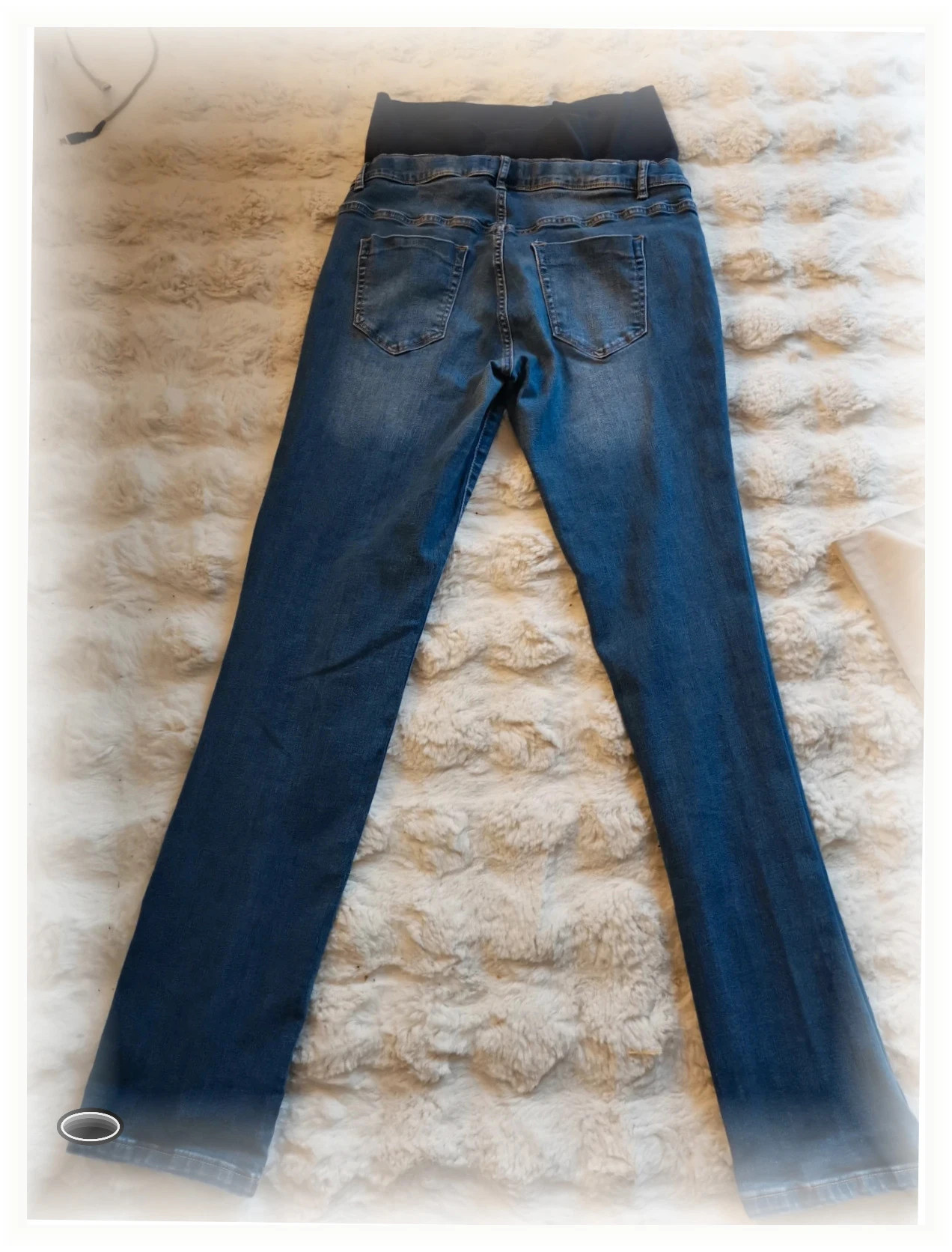 Jean de grossesse maternité Couleur bleu taille 44 – maternité – taille XXL / 44 / 16 4