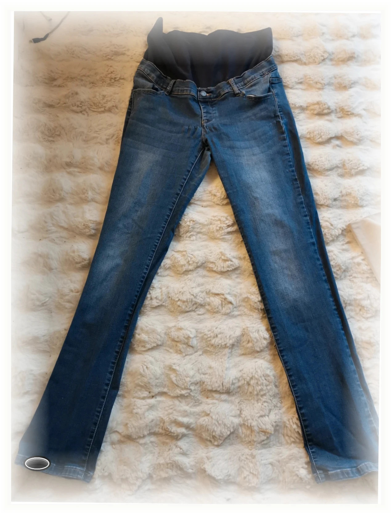 Jean de grossesse maternité Couleur bleu taille 44 – maternité – taille XXL / 44 / 16 3