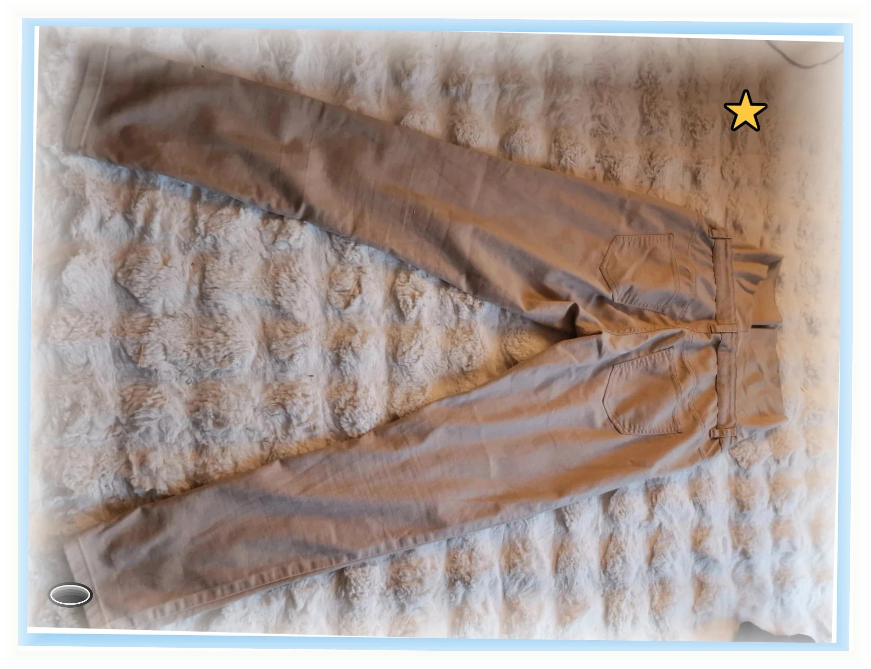 Jean de grossesse maternité Couleur beige taille 40 – maternité – taille L / 40 / 12 5