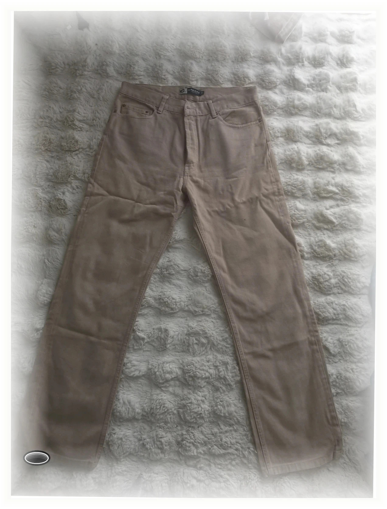 Jean creeks blade vintage taille 34 beige 100%coton – Creeks – taille XXL 4