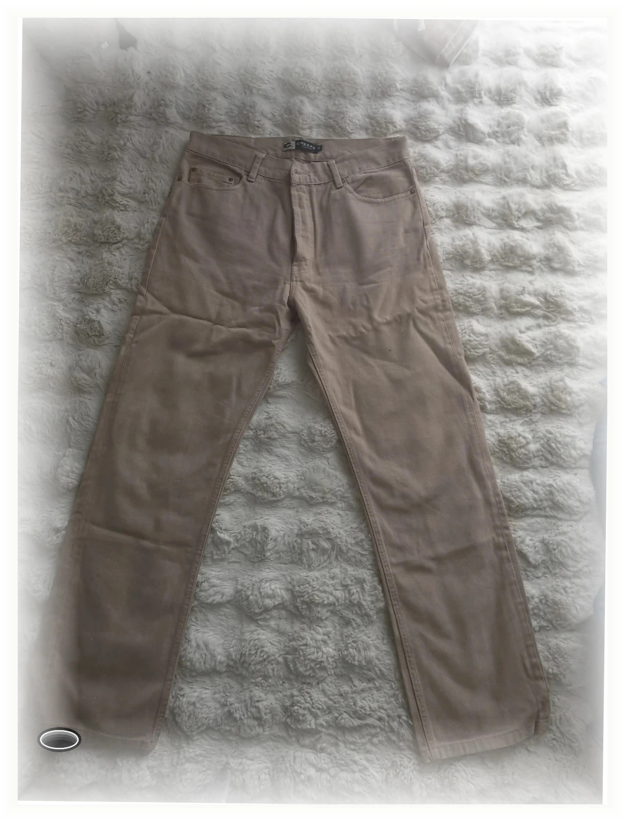 Jean creeks blade vintage taille 34 beige 100%coton – Creeks – taille XXL 2