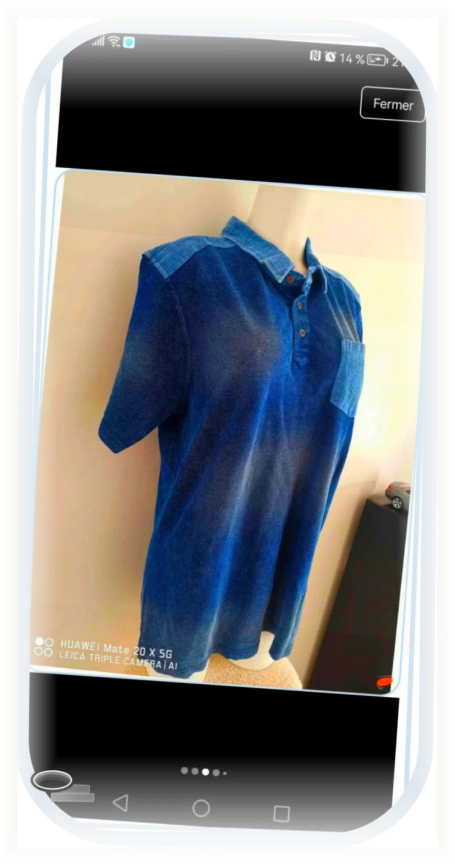 polo lee Cooper taille L bleu jean – Lee Cooper – taille L 5