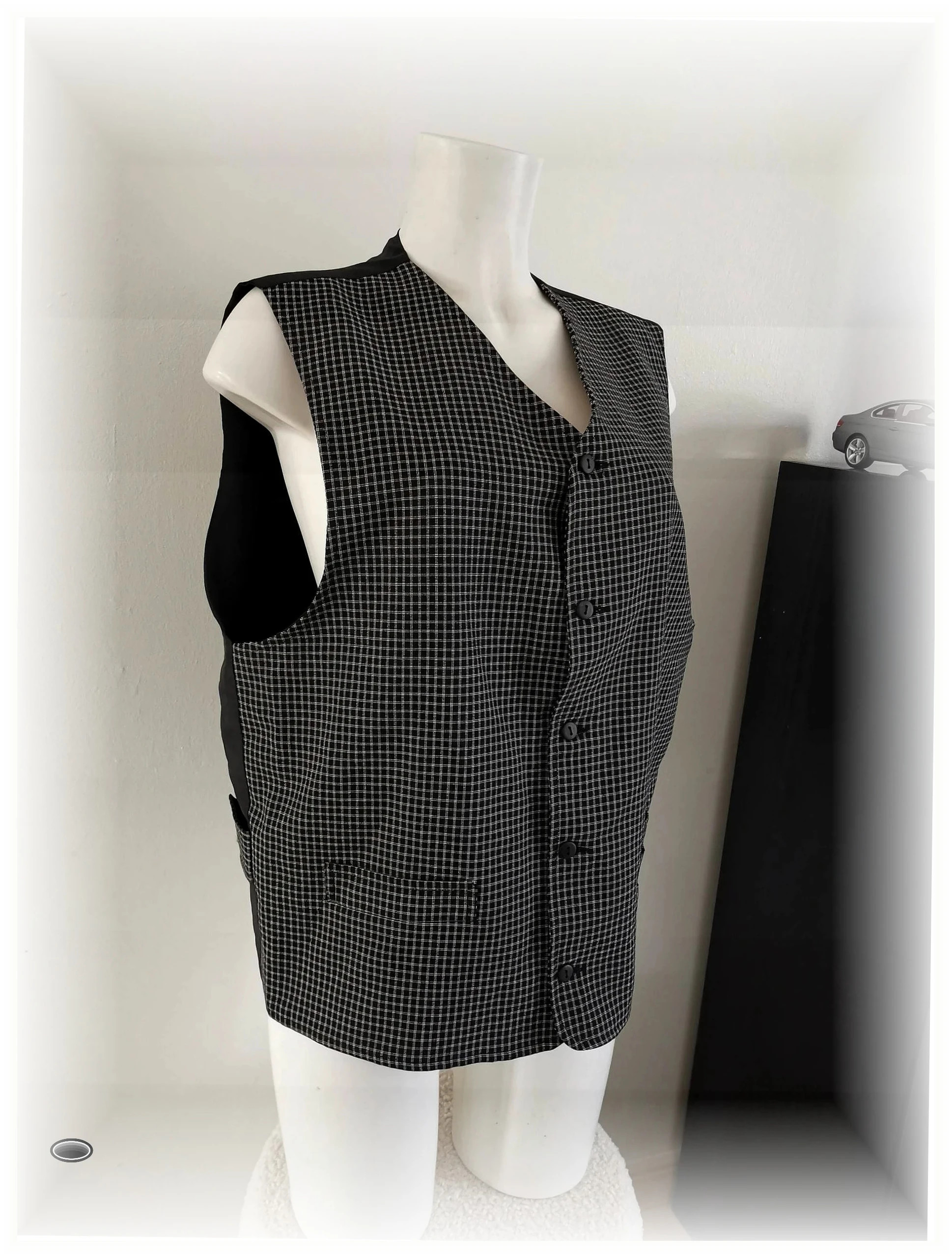 gilet costume for men taille L noir – FORMEN – taille L 5