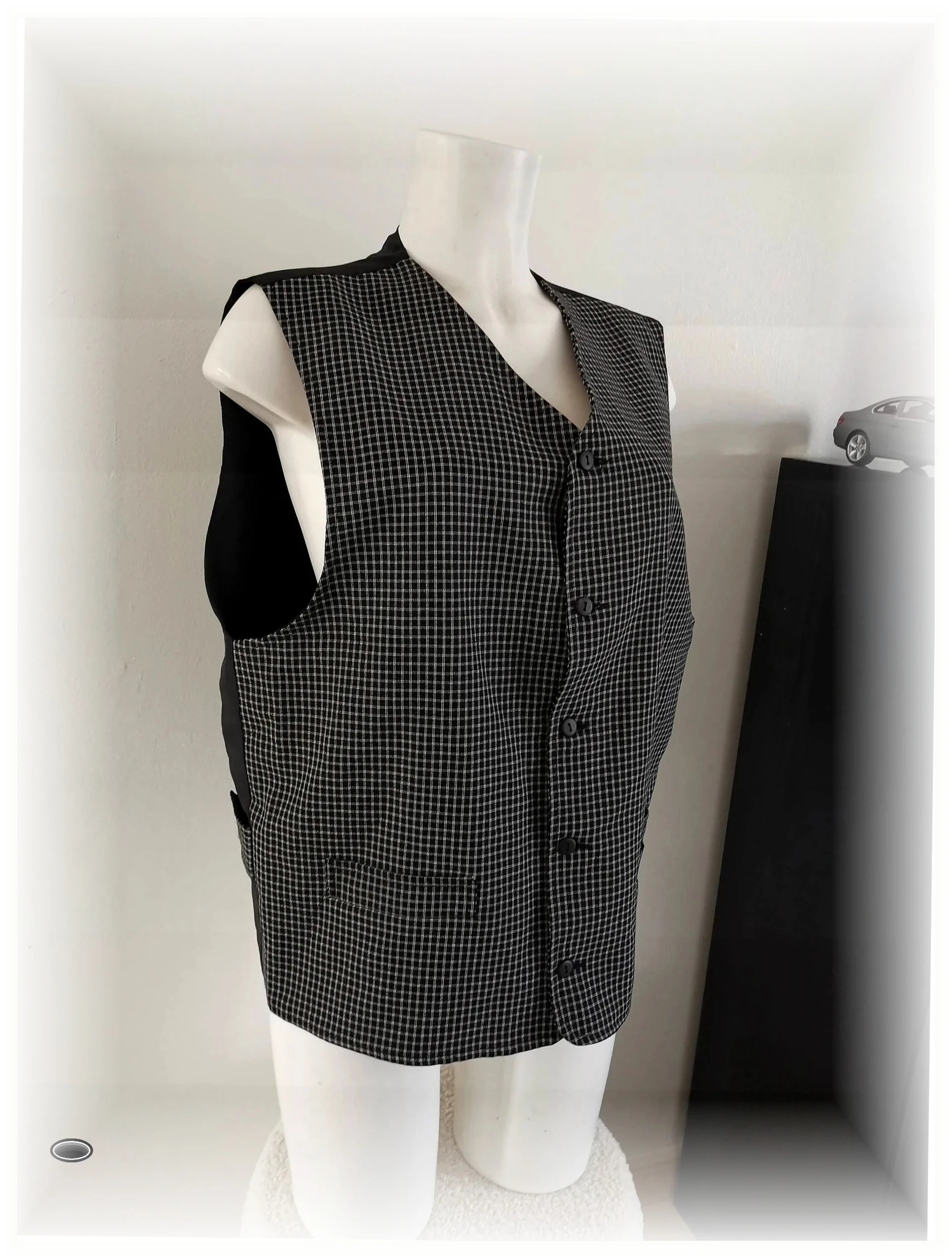 gilet costume for men taille L noir – FORMEN – taille L 4