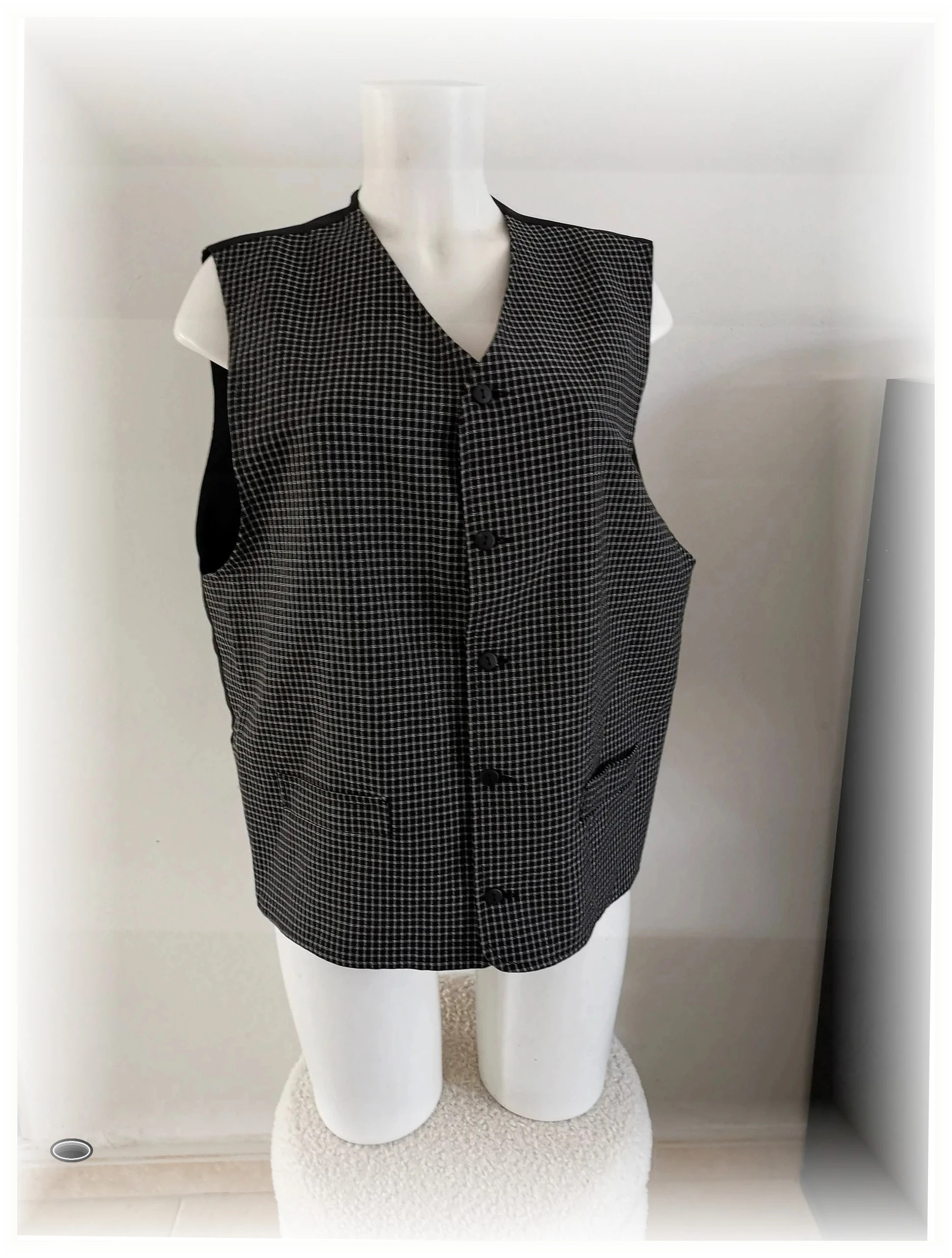 gilet costume for men taille L noir