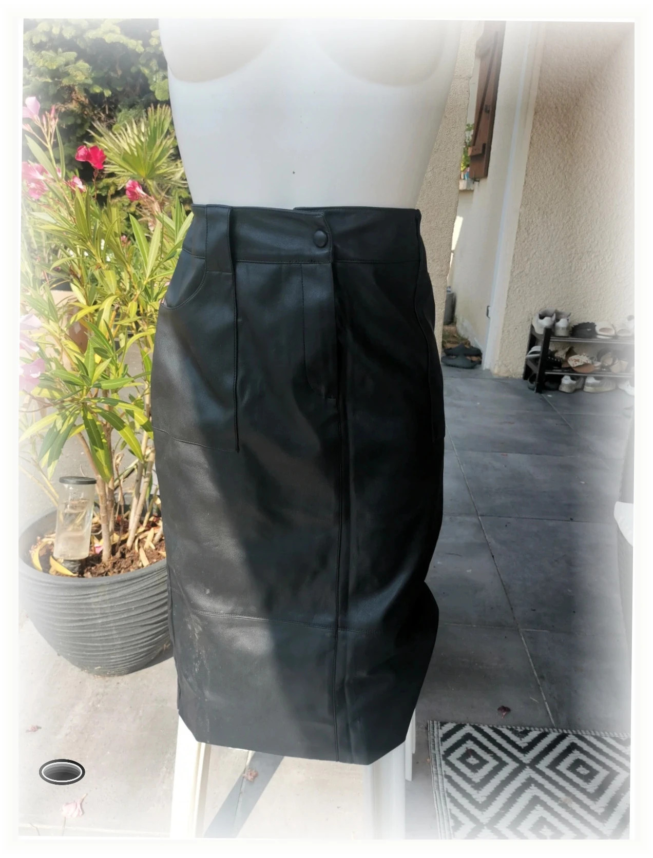 Jupe crayon promod taille 40 simili cuir noir – Promod – taille L / 40 / 12 2