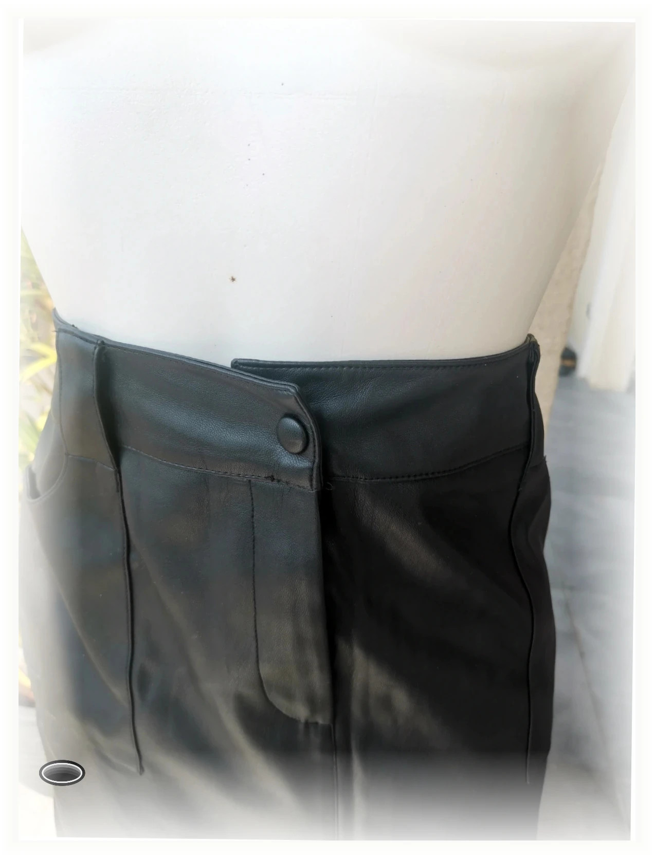 Jupe crayon promod taille 40 simili cuir noir – Promod – taille L / 40 / 12 3