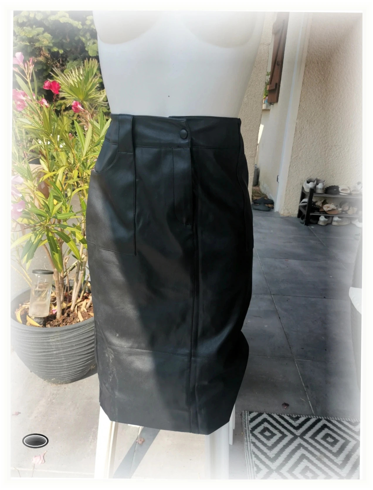 Jupe crayon promod taille 40 simili cuir noir – Promod – taille L / 40 / 12 5