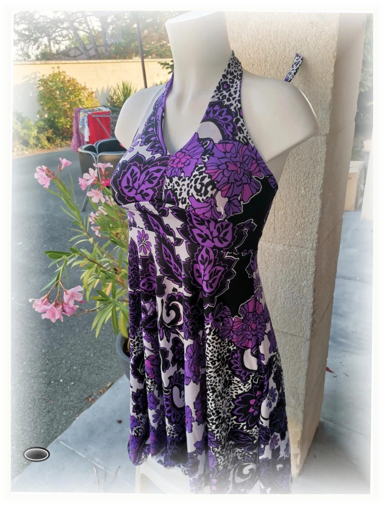 Robe violet taille 38 – indépendant – taille M / 38 / 10 4