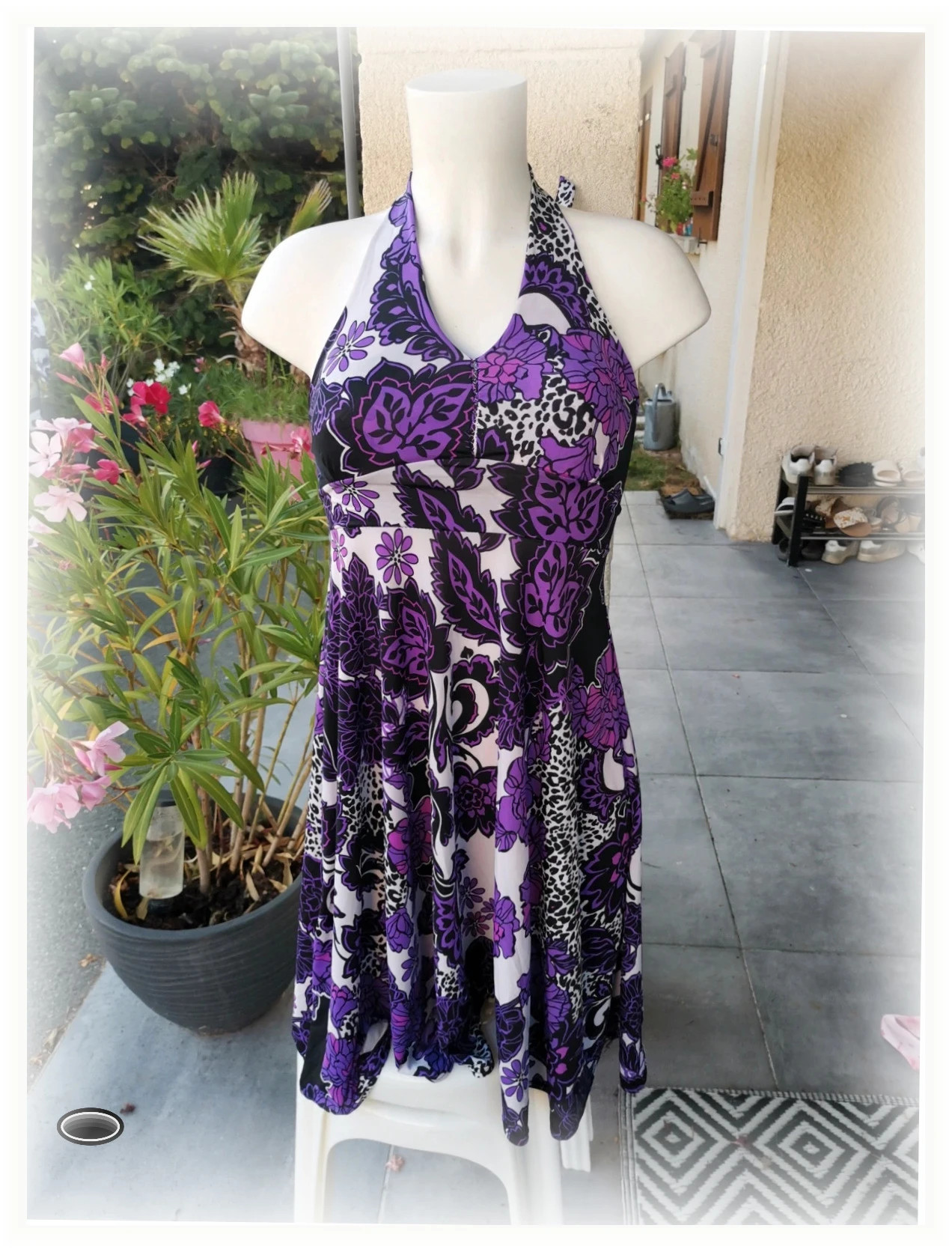 Robe violet taille 38 – indépendant – taille M / 38 / 10 2