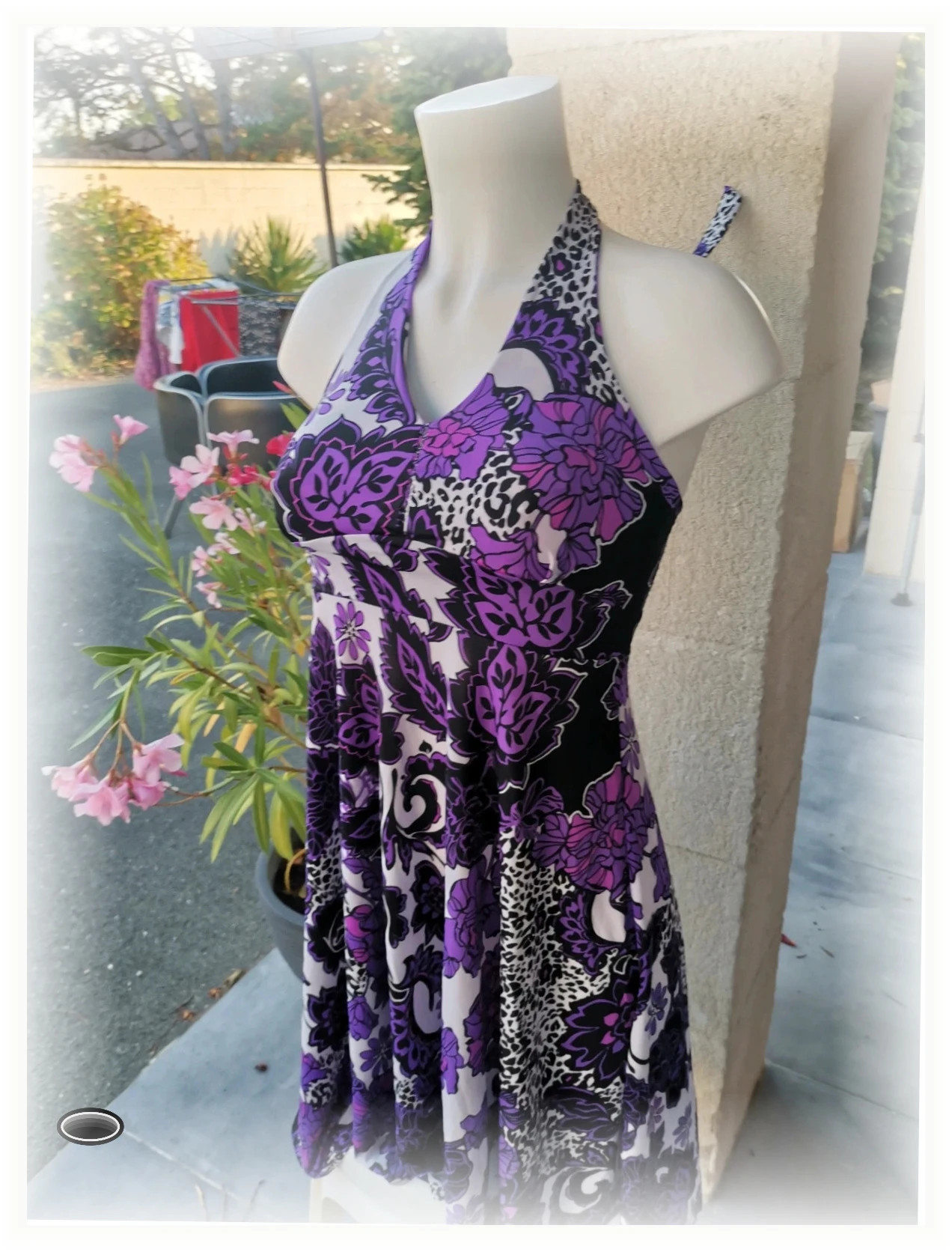 Robe violet taille 38 – indépendant – taille M / 38 / 10 5