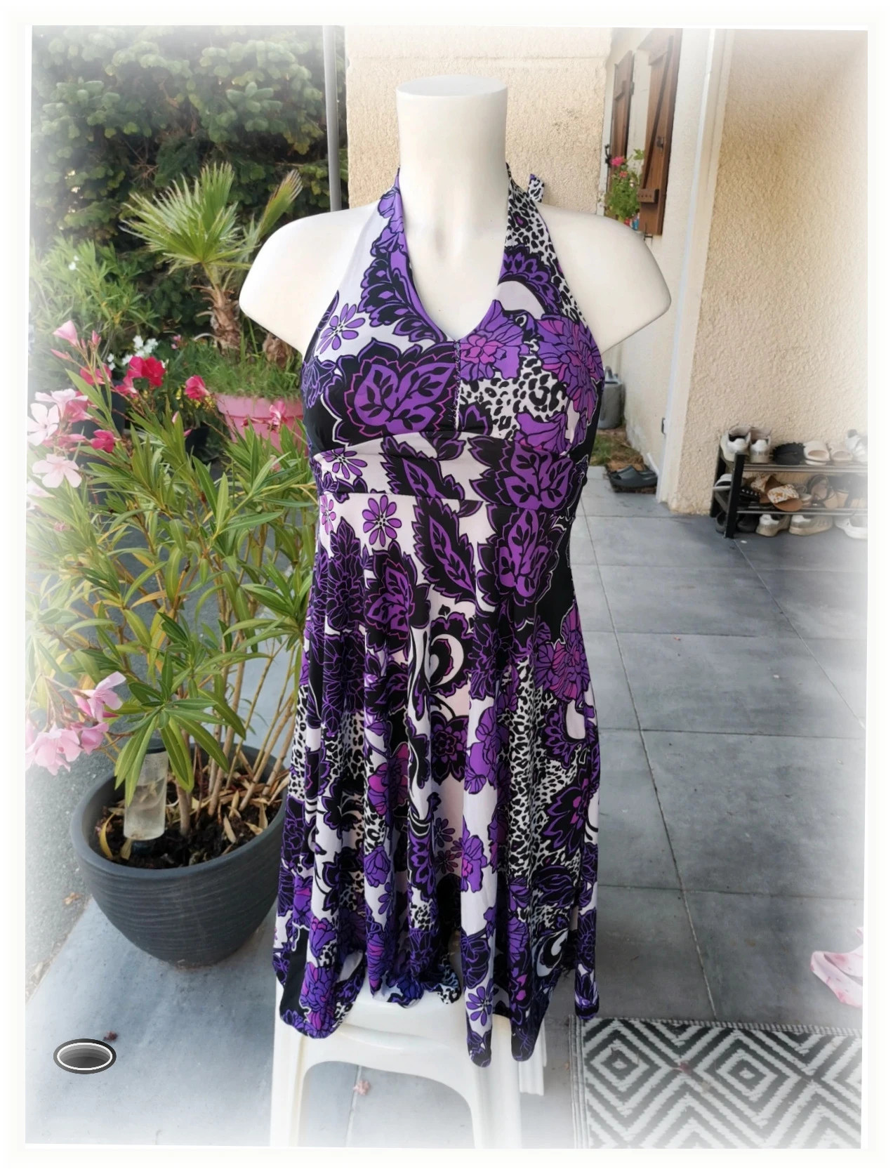Robe violet taille 38 – indépendant – taille M / 38 / 10 3