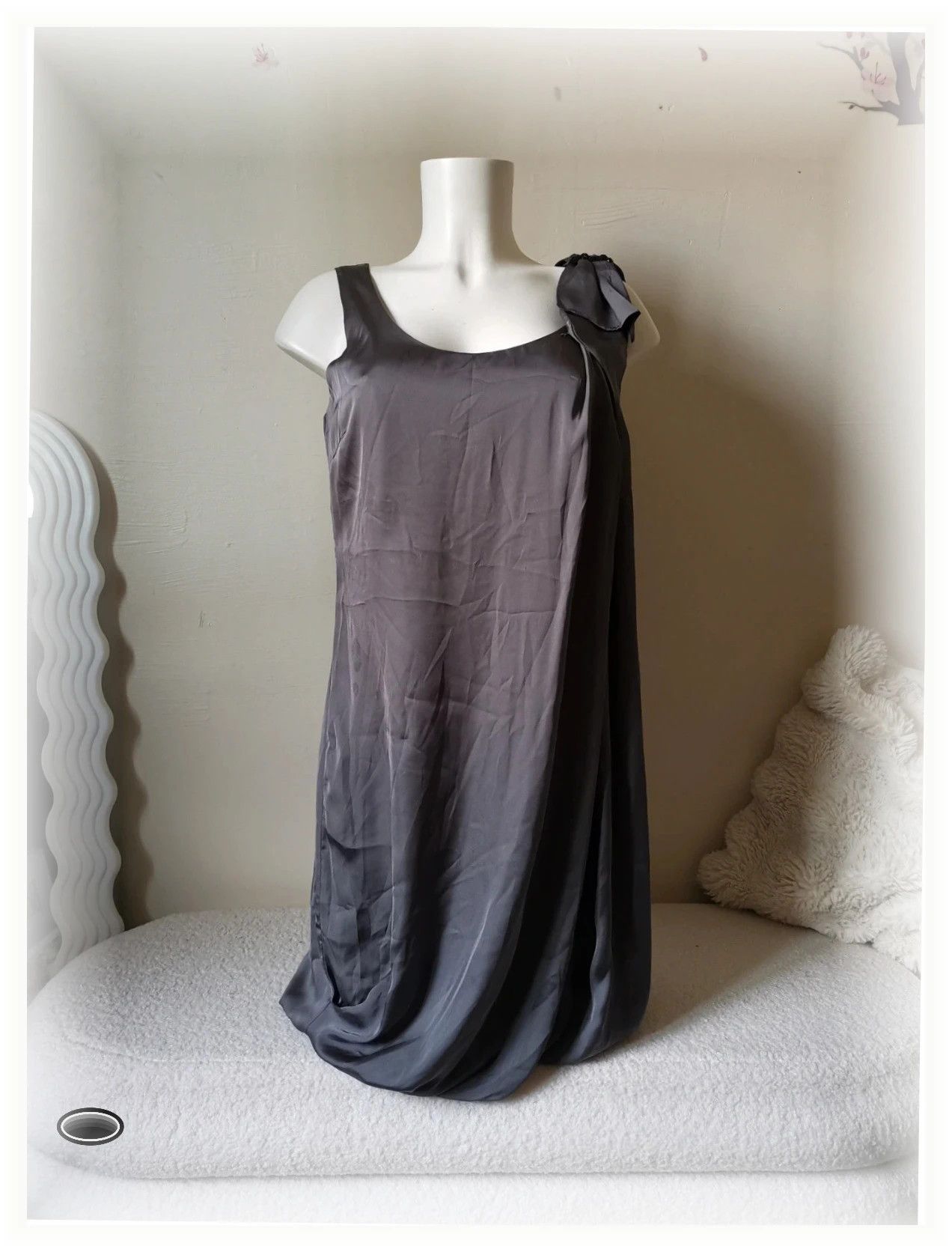 Robe satiné H&M taille 36 – H&M – taille S / 36 / 8 3