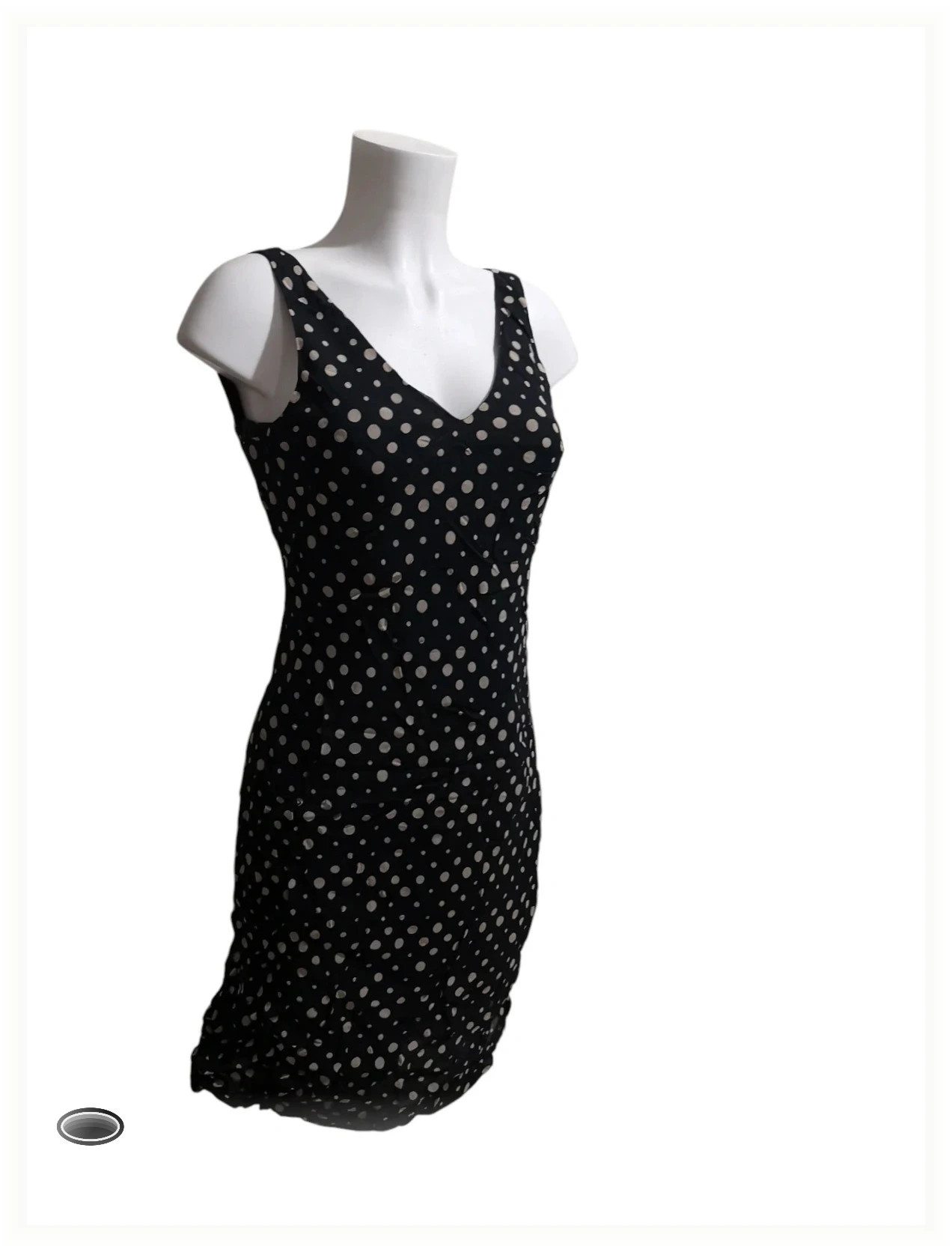 très belle robe longue taille s caroll petit pois – Caroll – taille S / 36 / 8 2